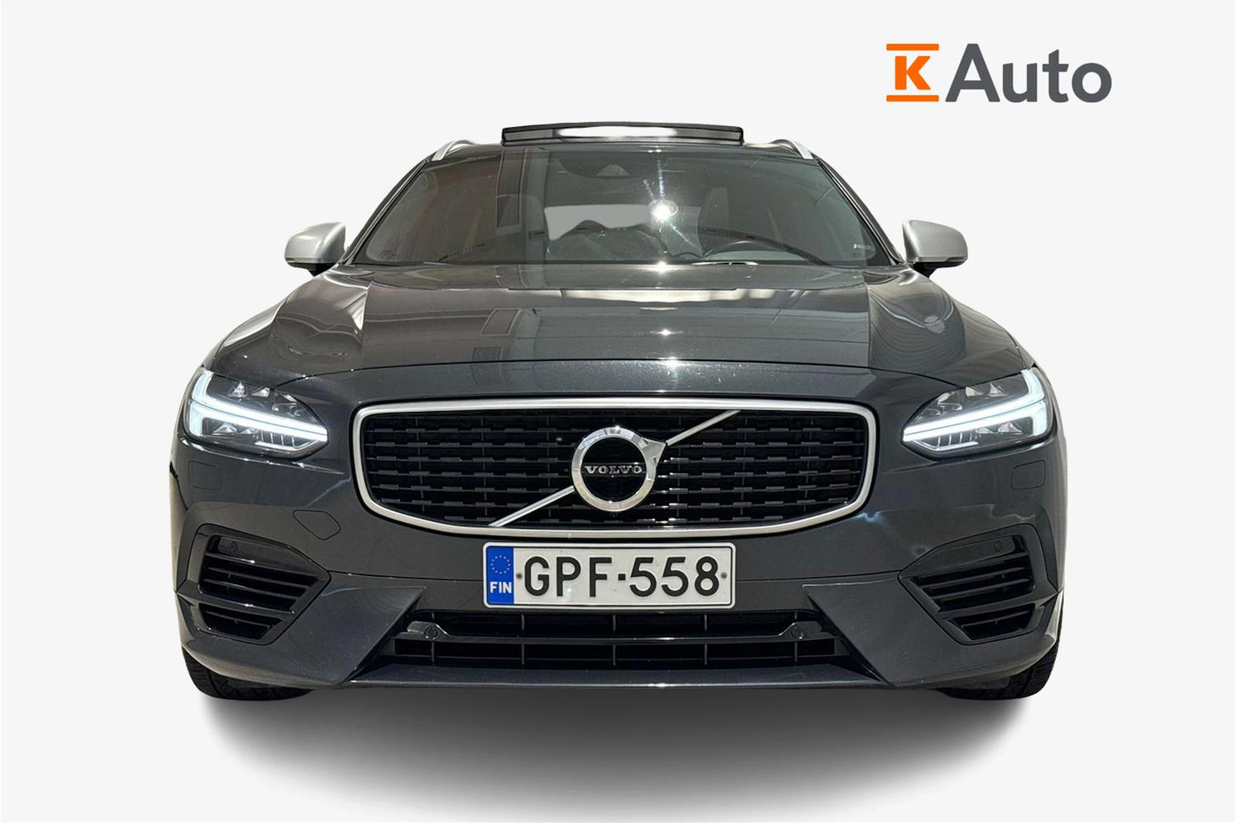 harmaa Volvo V90 2019 kuva 4.