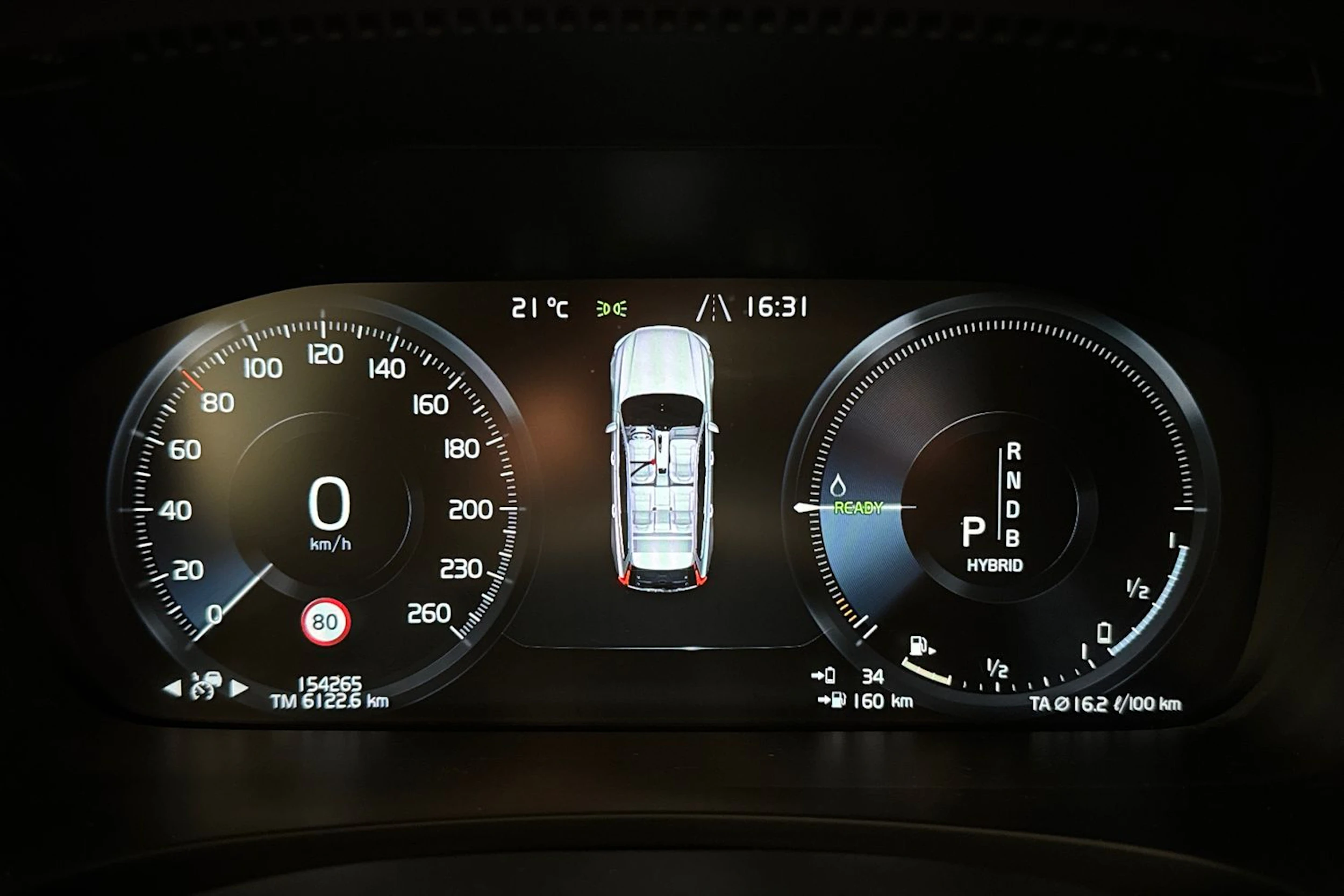 harmaa Volvo V90 2019 kuva 18.