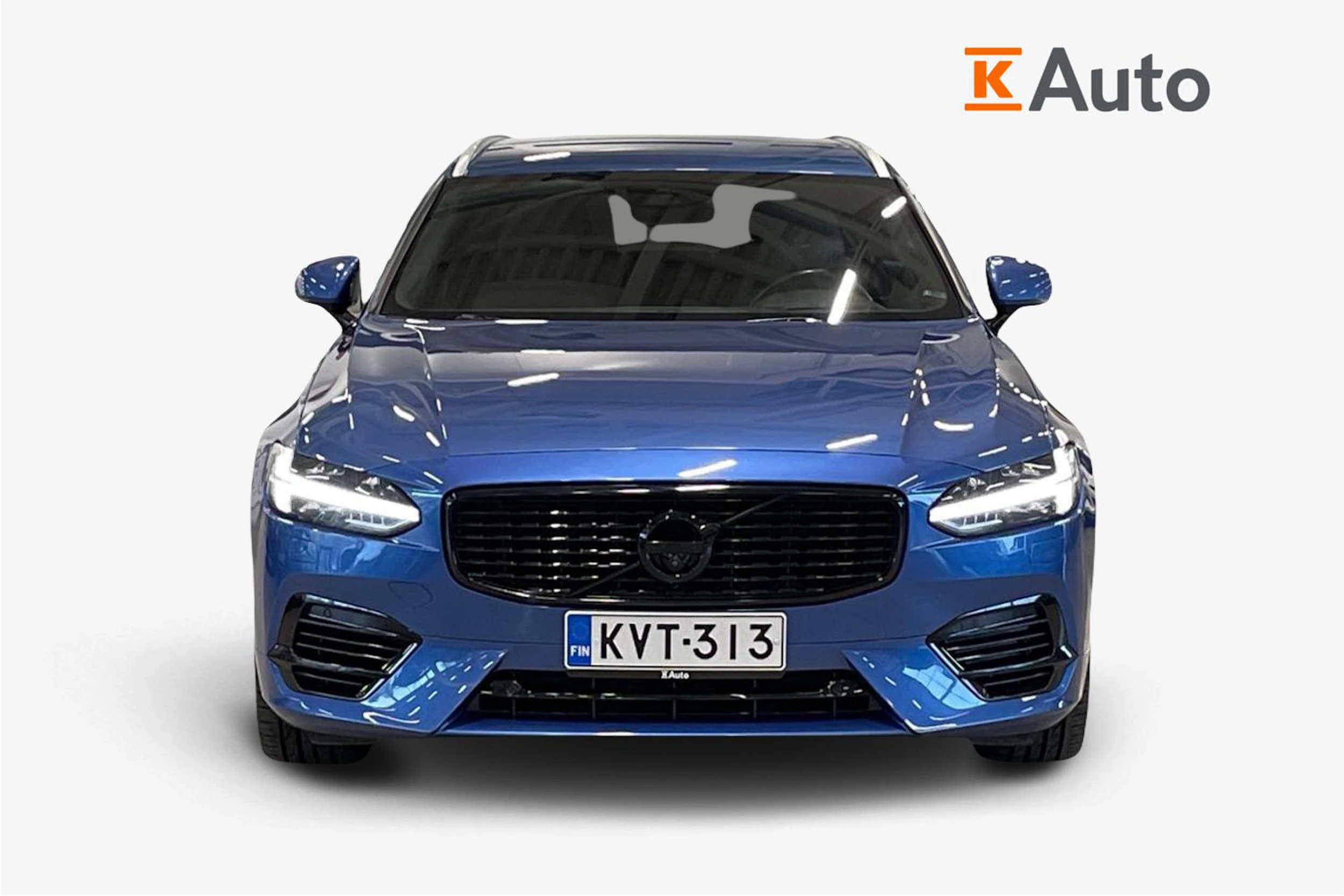 sininen Volvo V90 2019 kuva 4.