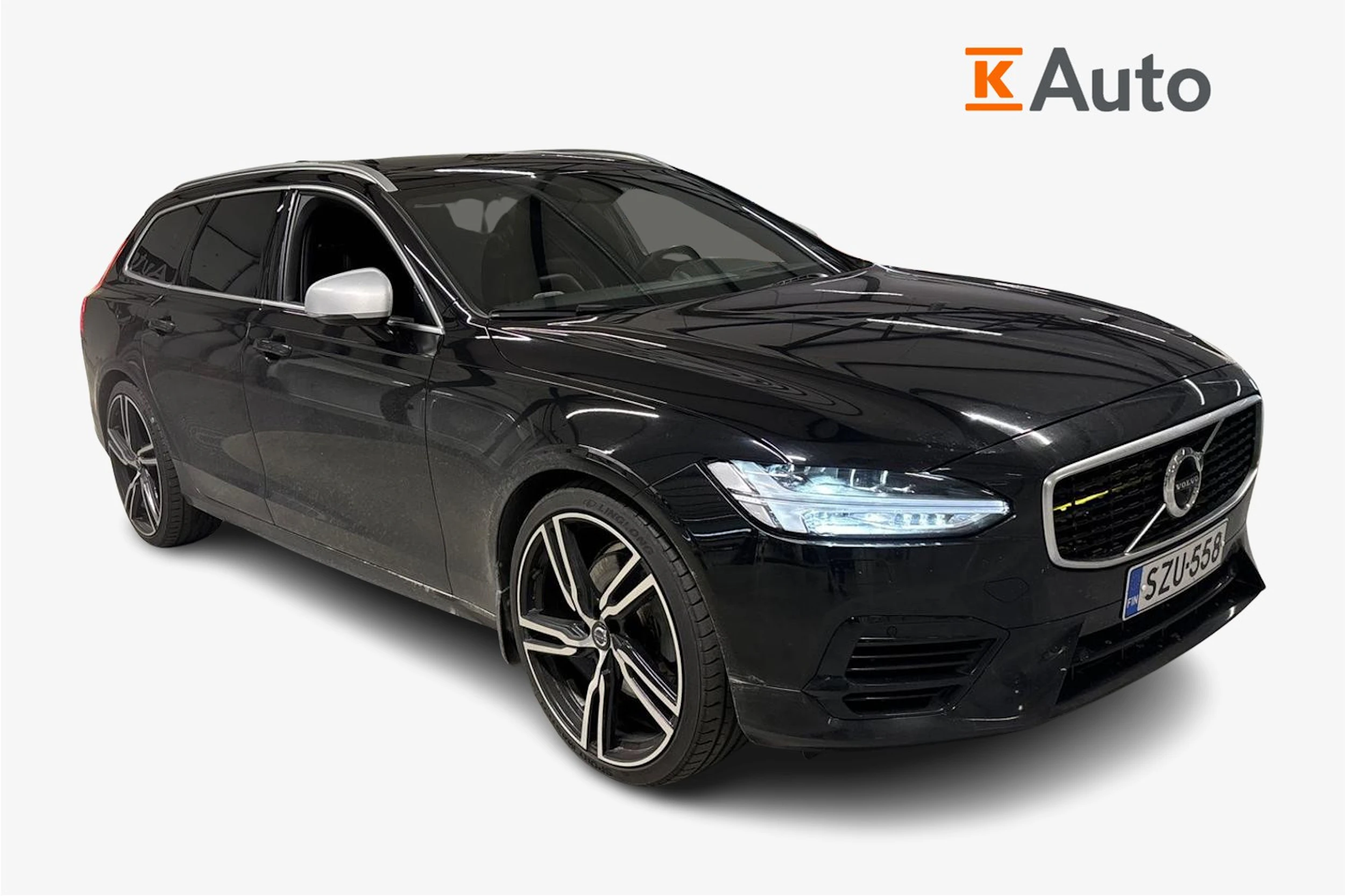 musta Volvo V90 2019 kuva 1.