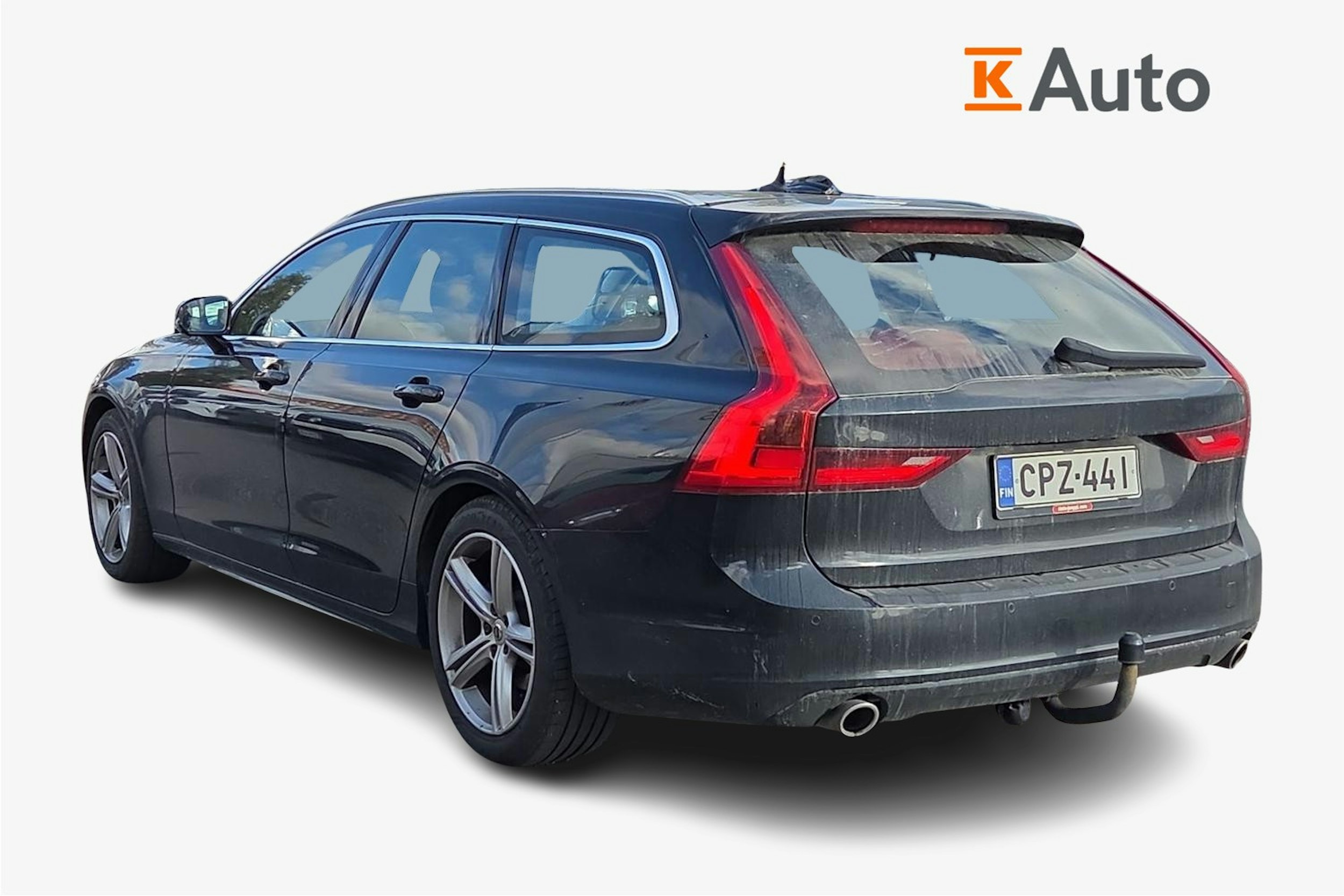 musta Volvo V90 2020 kuva 2.