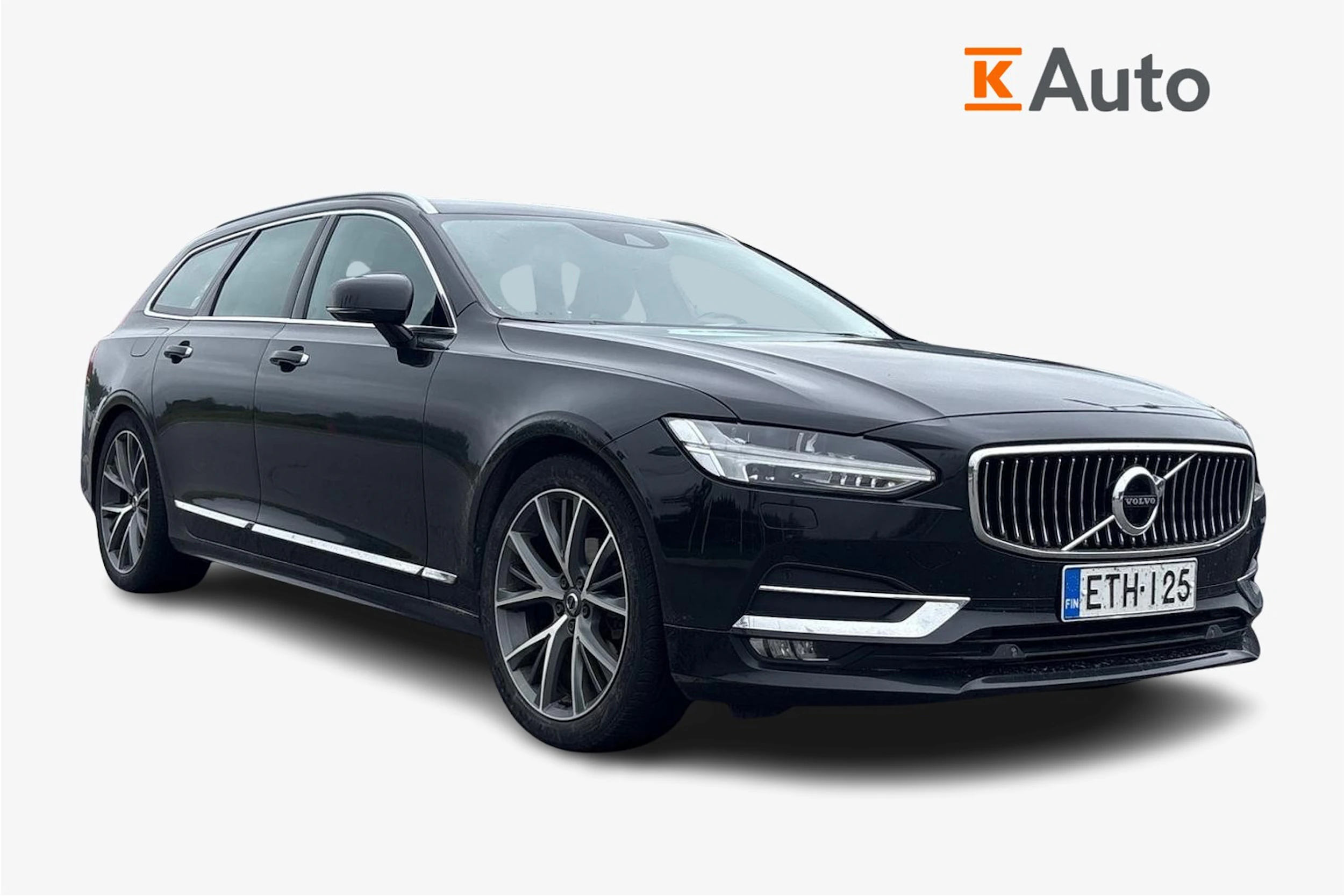 musta Volvo V90 2020 kuva 1.