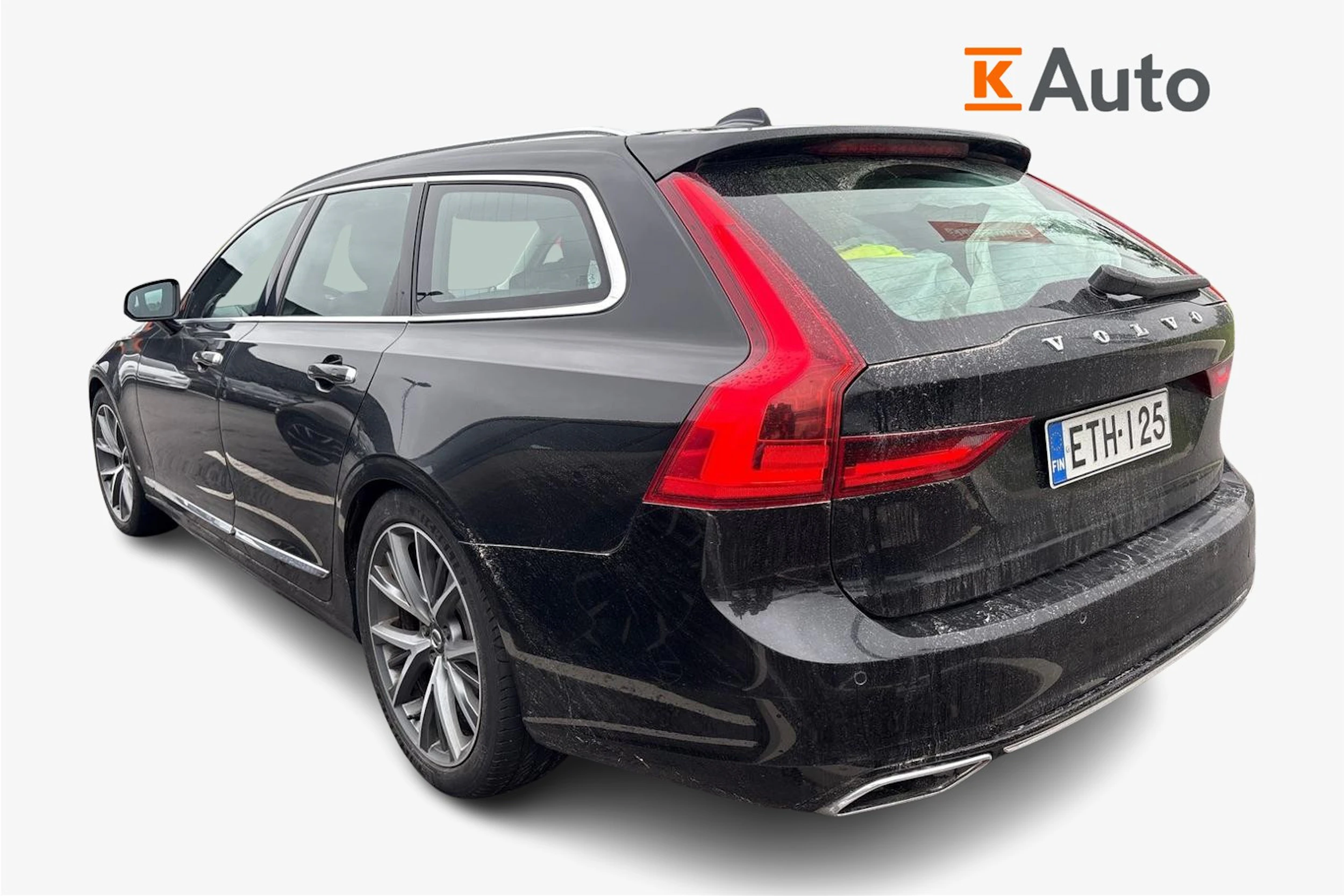 musta Volvo V90 2020 kuva 2.