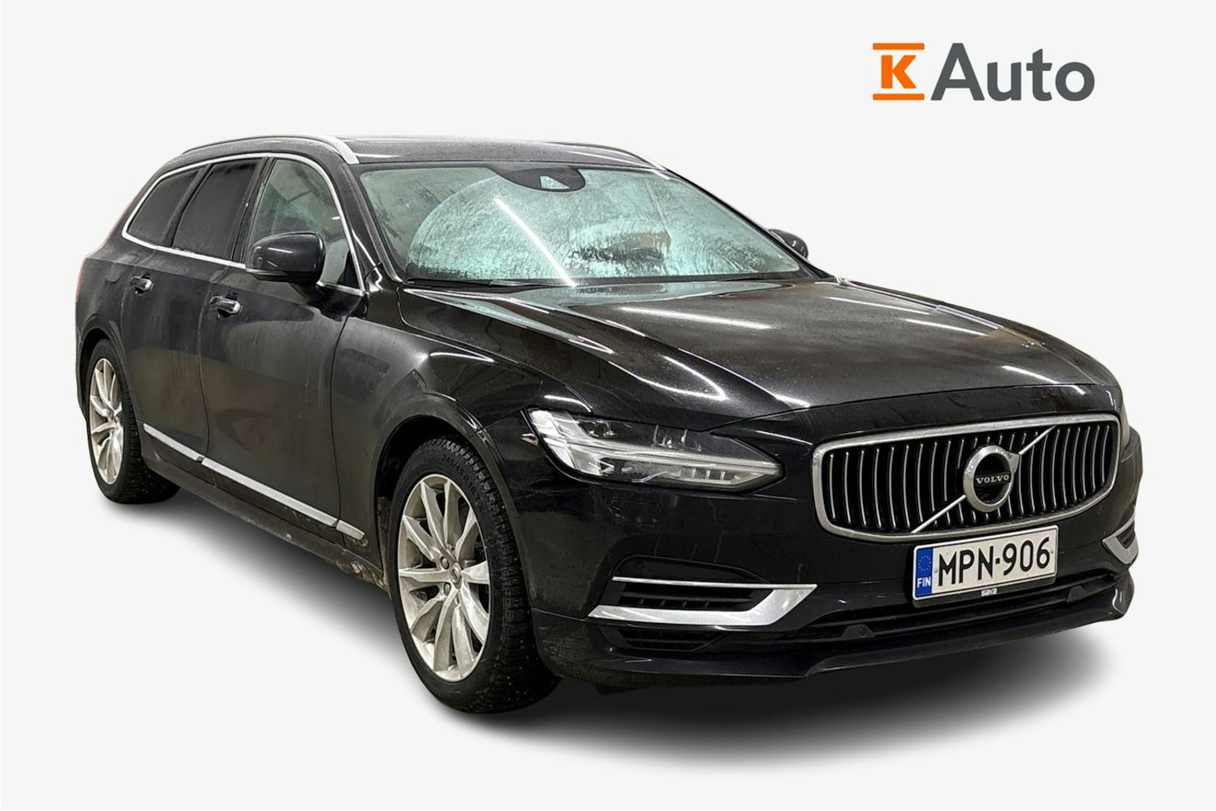musta Volvo V90 2020 kuva 1.