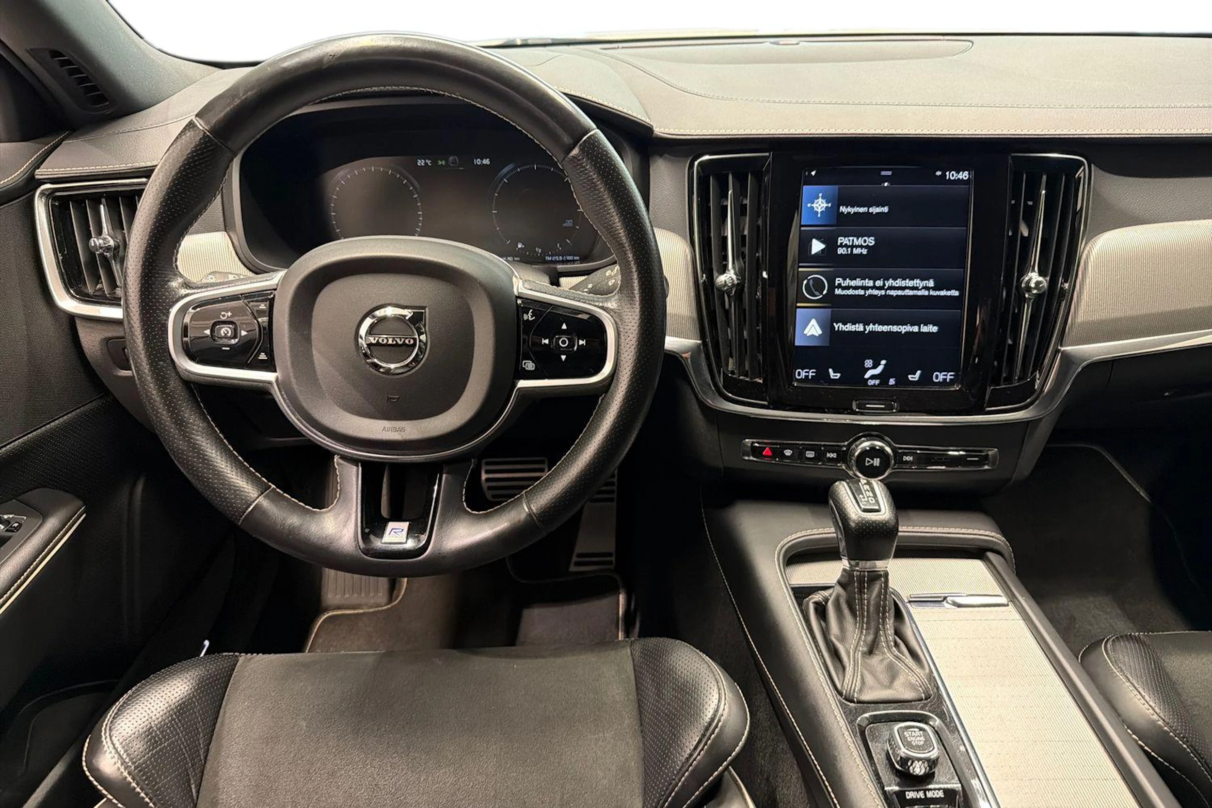 valkoinen Volvo V90 2020 kuva 9.