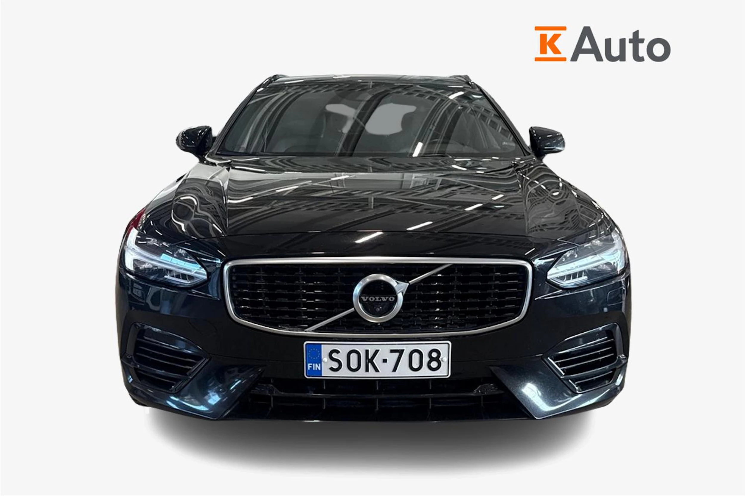 musta Volvo V90 2020 kuva 4.