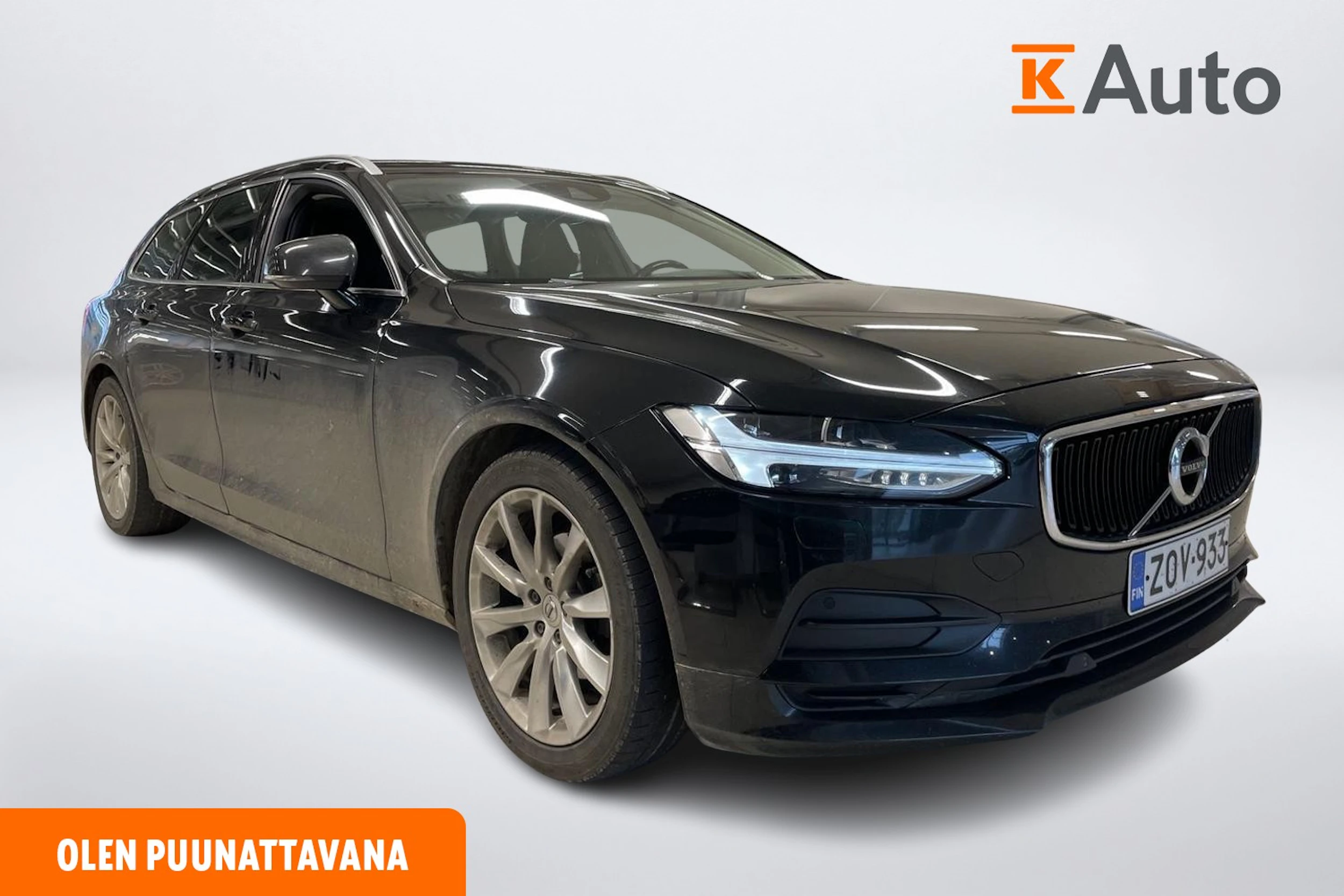 musta Volvo V90 2020 kuva 1.