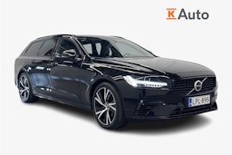musta Volvo V90 2021 kuva 4.