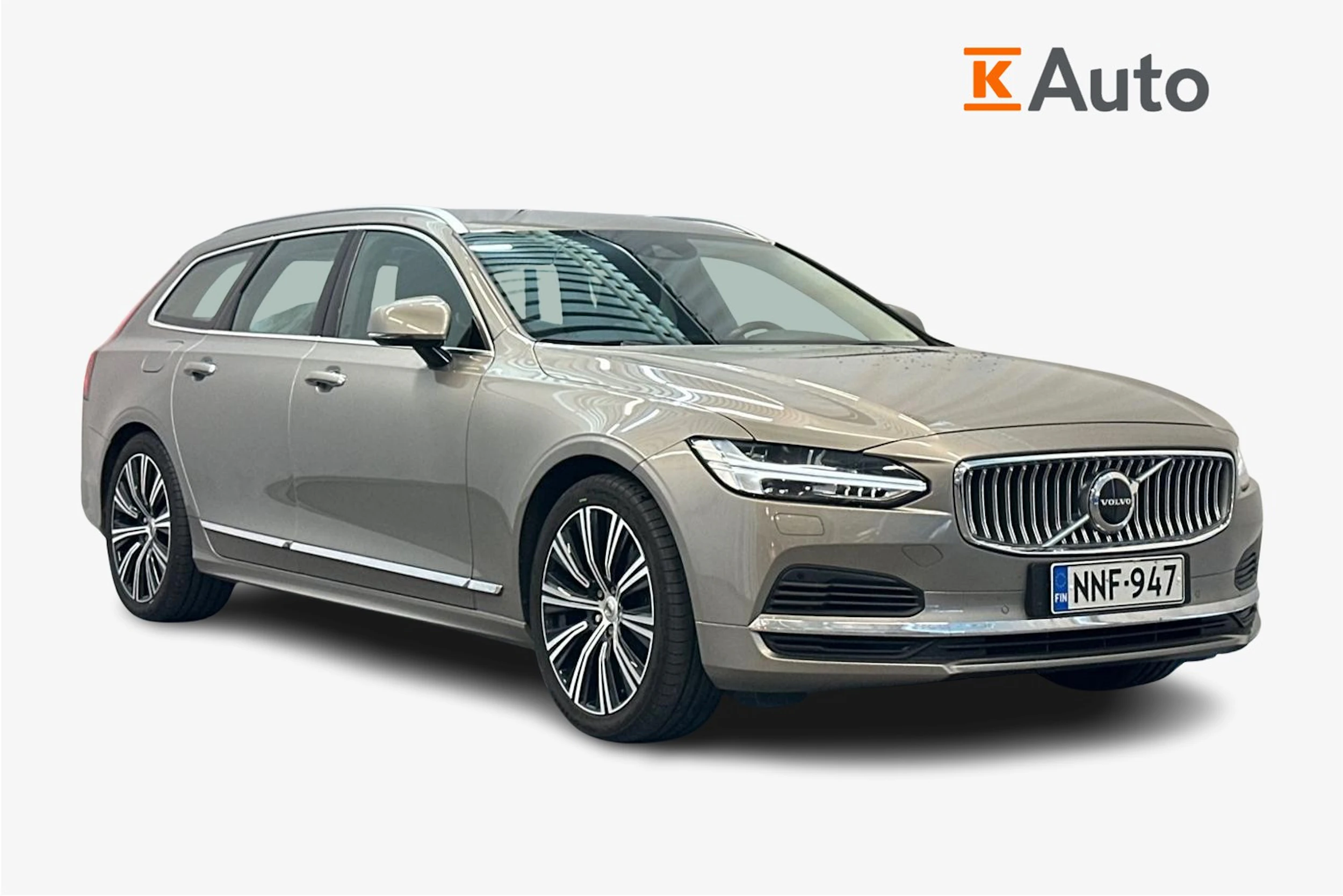 Harmaa Volvo V90 2021 kuva 1.