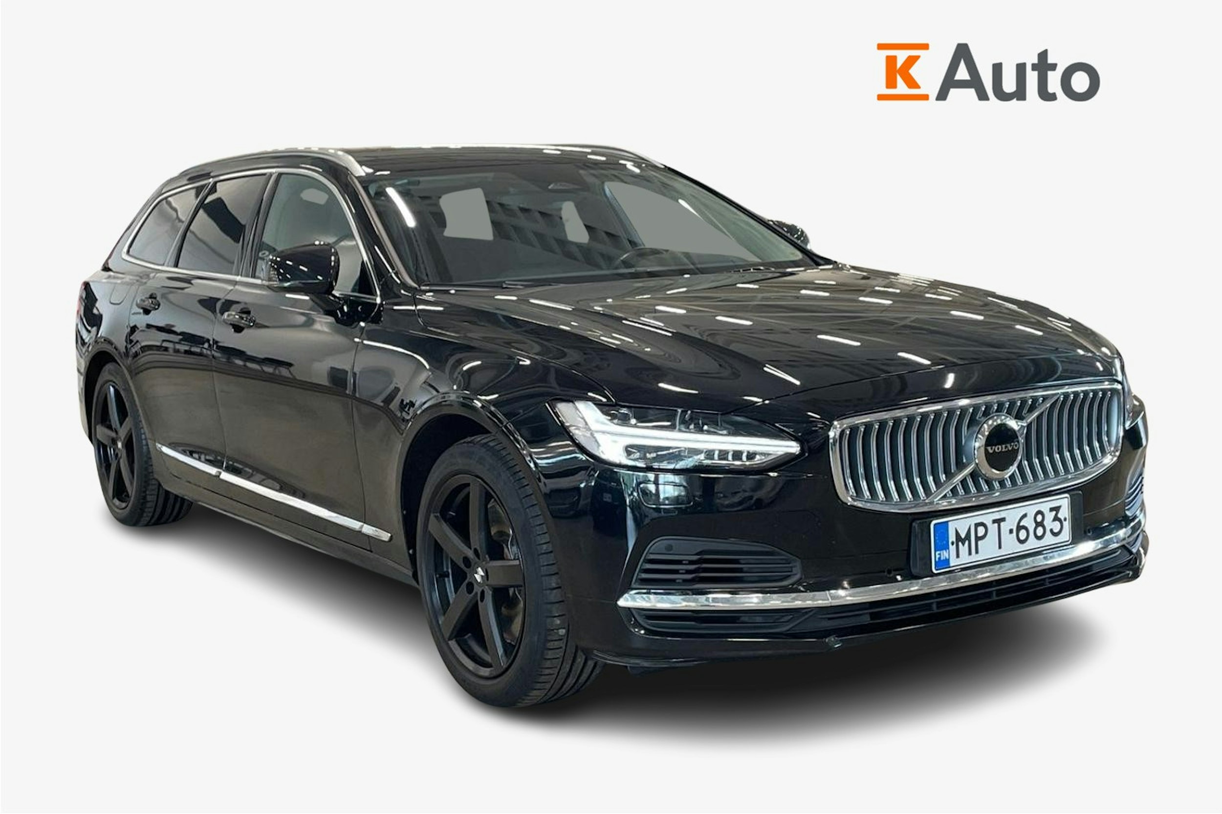 musta Volvo V90 2022 kuva 1.