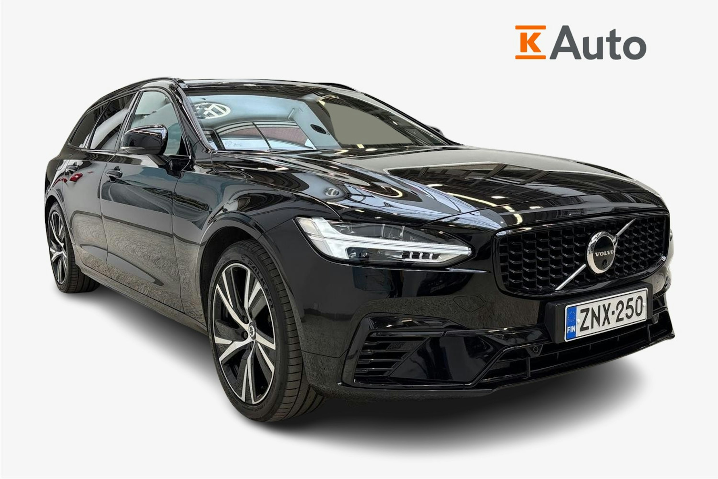 musta Volvo V90 2022 kuva 1.