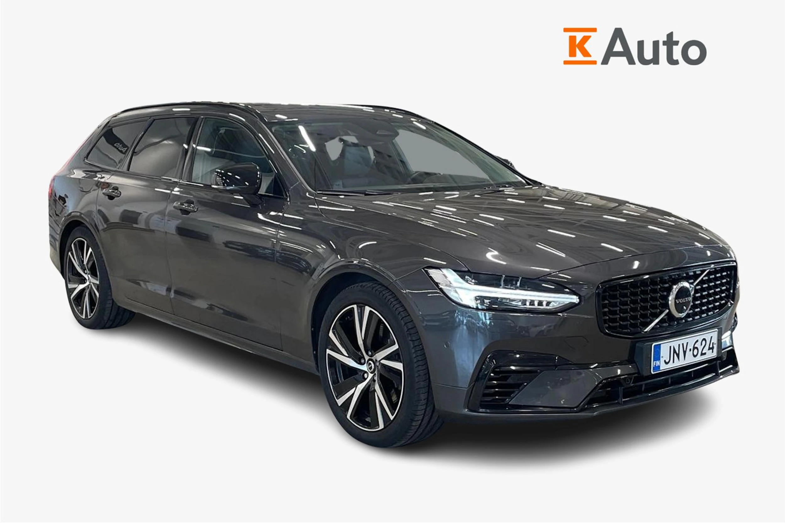 Musta Volvo V90 2023 kuva 1.