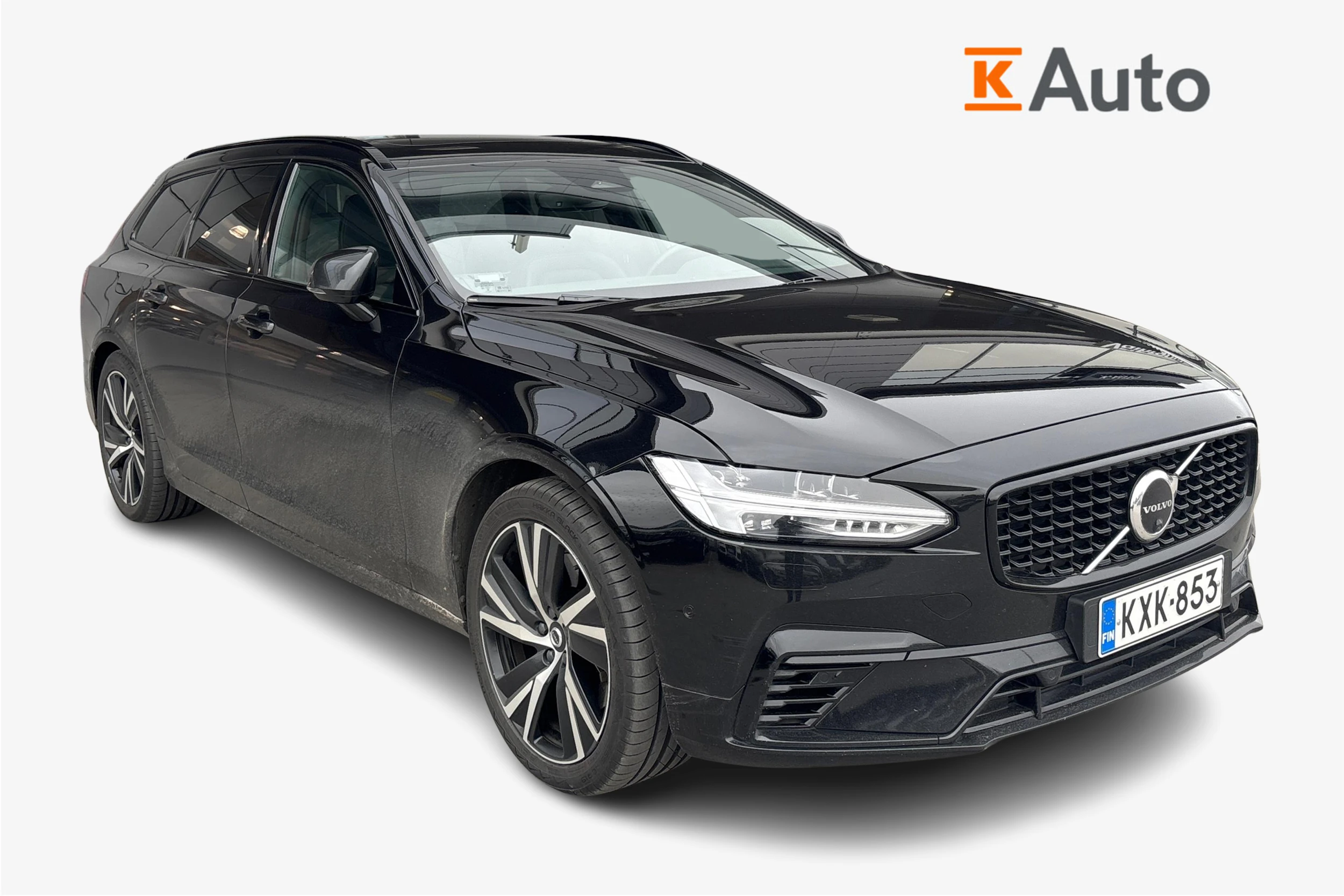 musta Volvo V90 2023 kuva 1.