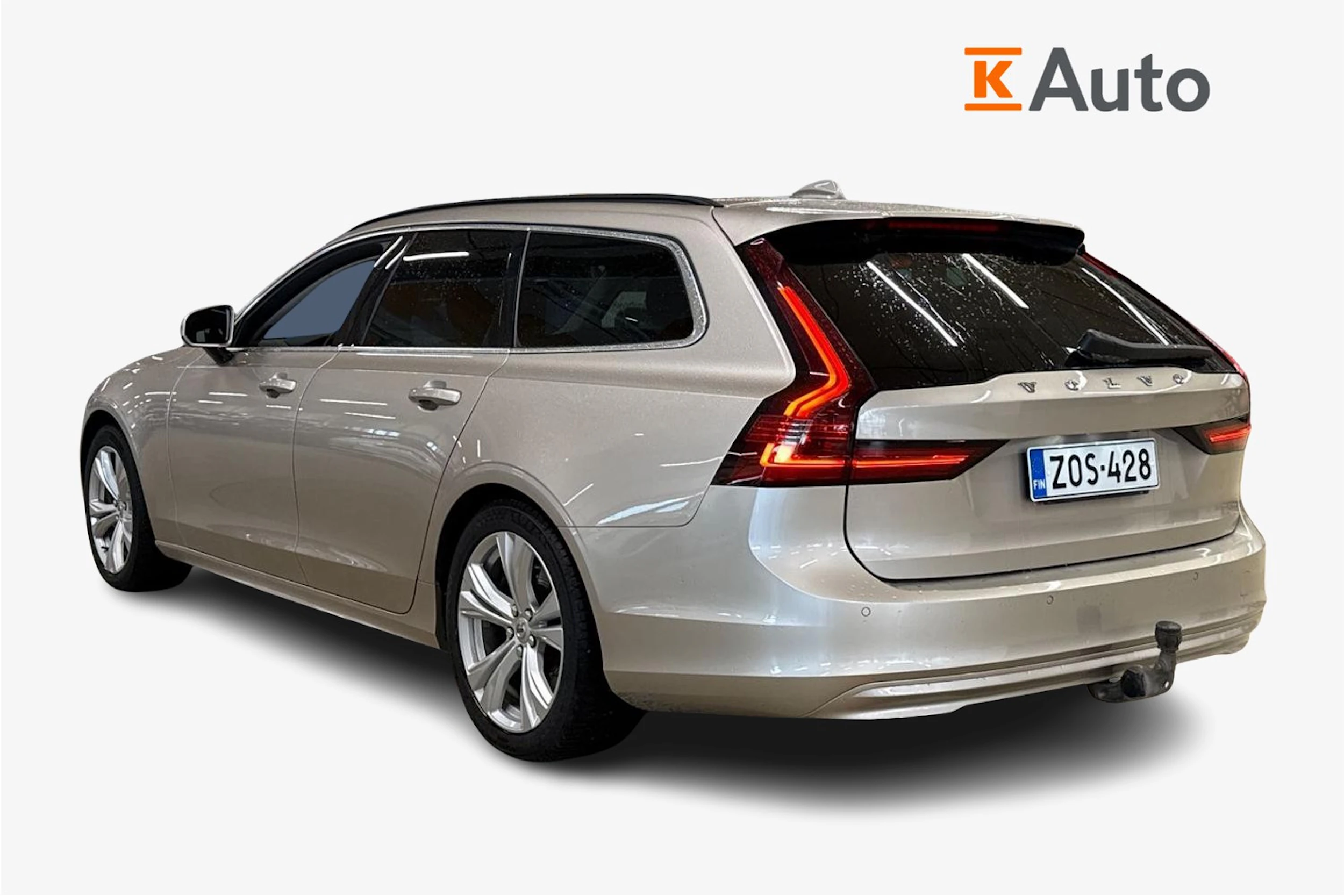 ruskea (beige) Volvo V90 2023 kuva 2.