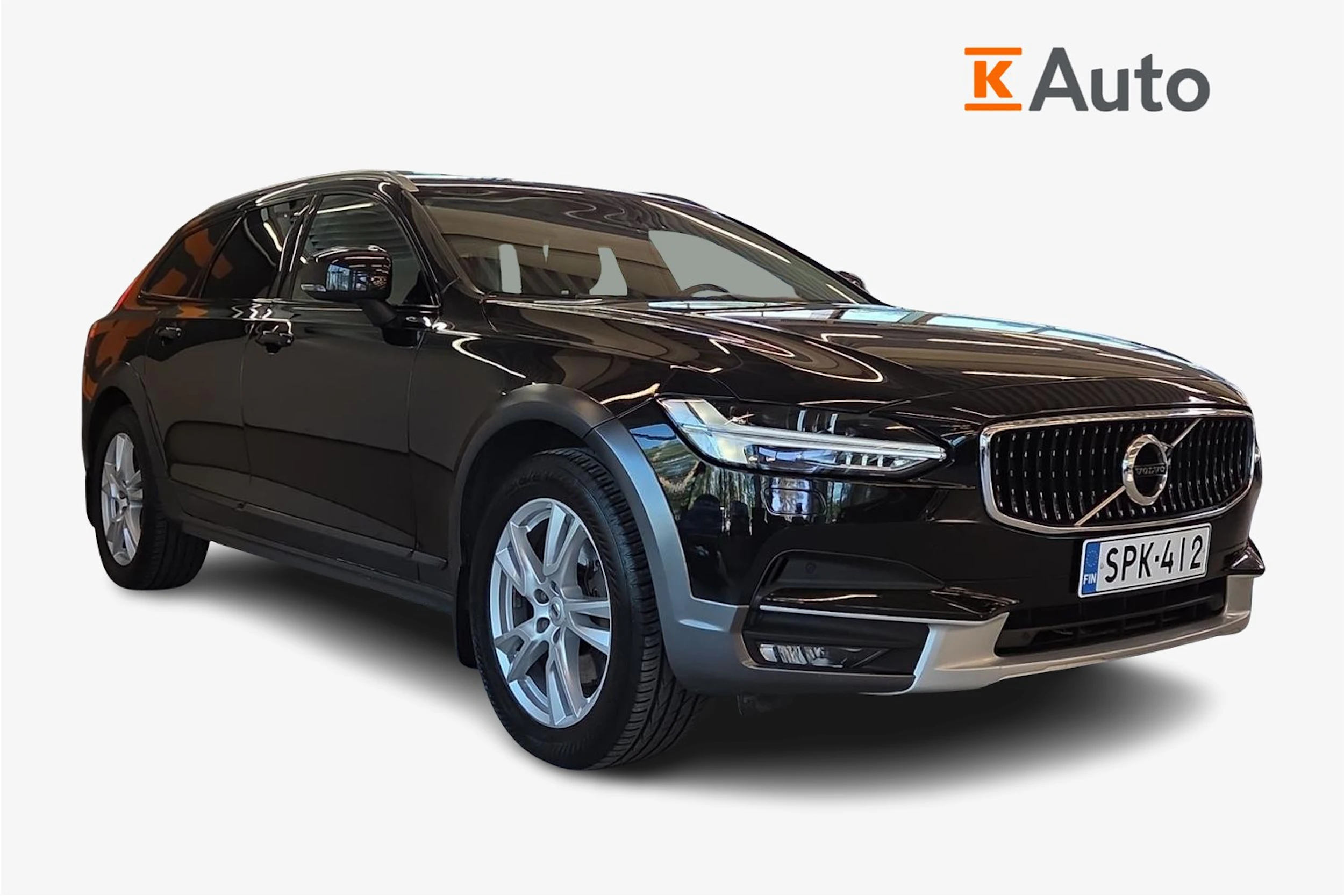 Musta Volvo V90 Cross Country 2018 kuva 1.