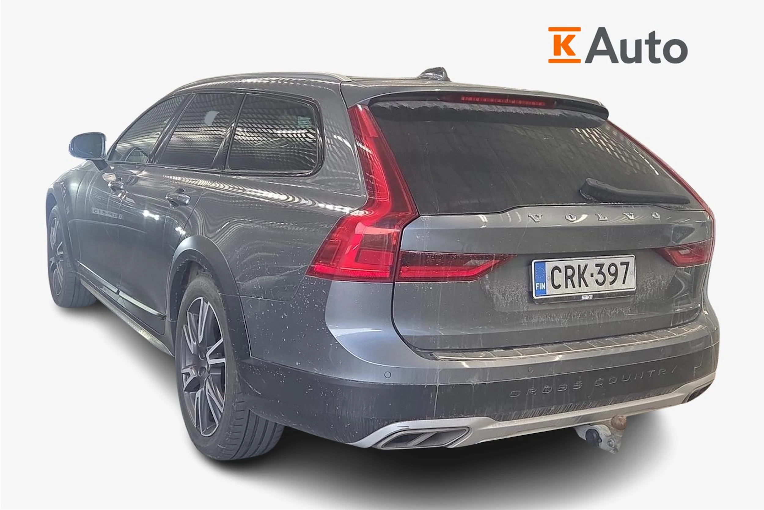 harmaa Volvo V90 Cross Country 2019 kuva 2.