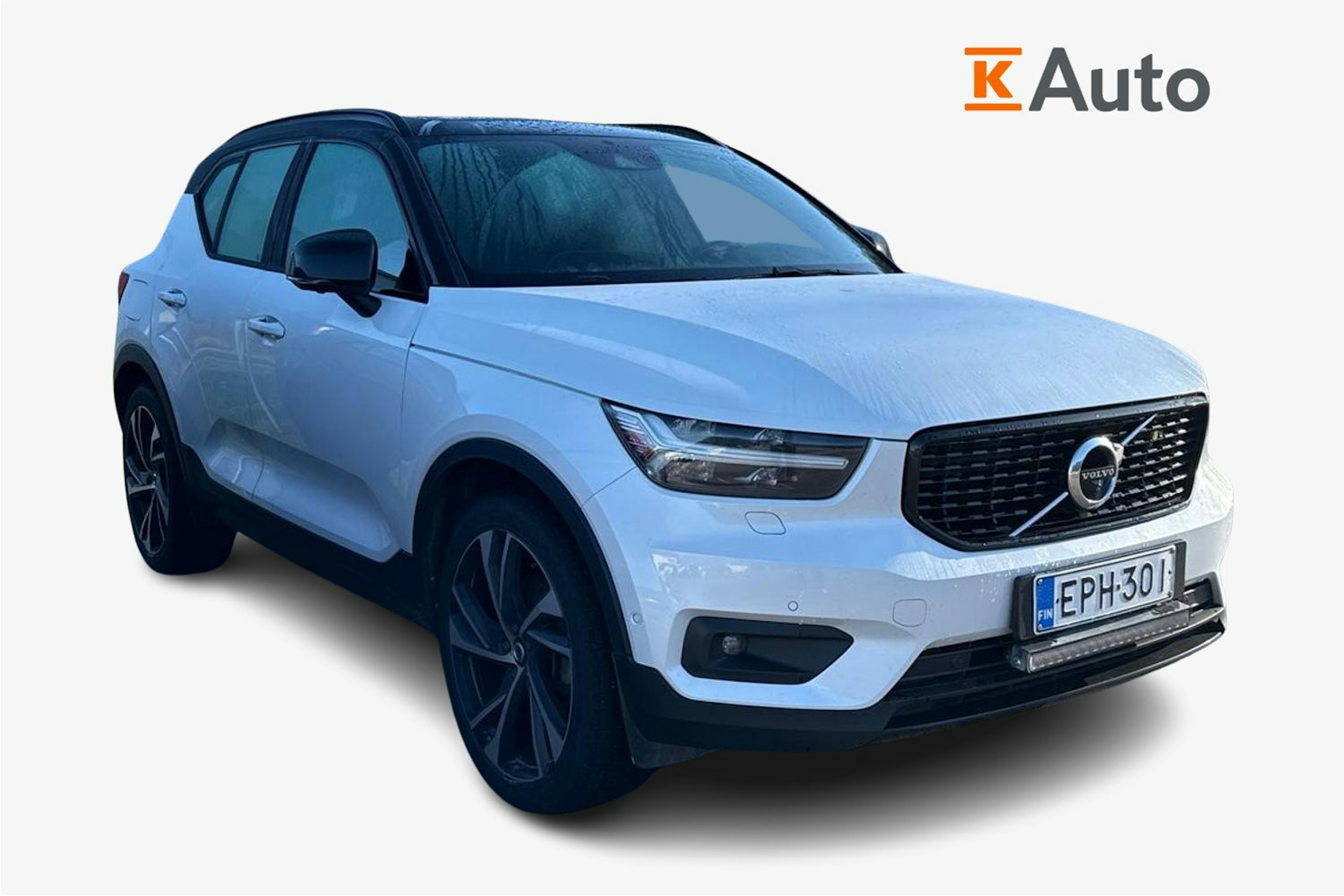 valkoinen Volvo XC40 2018 kuva 1.