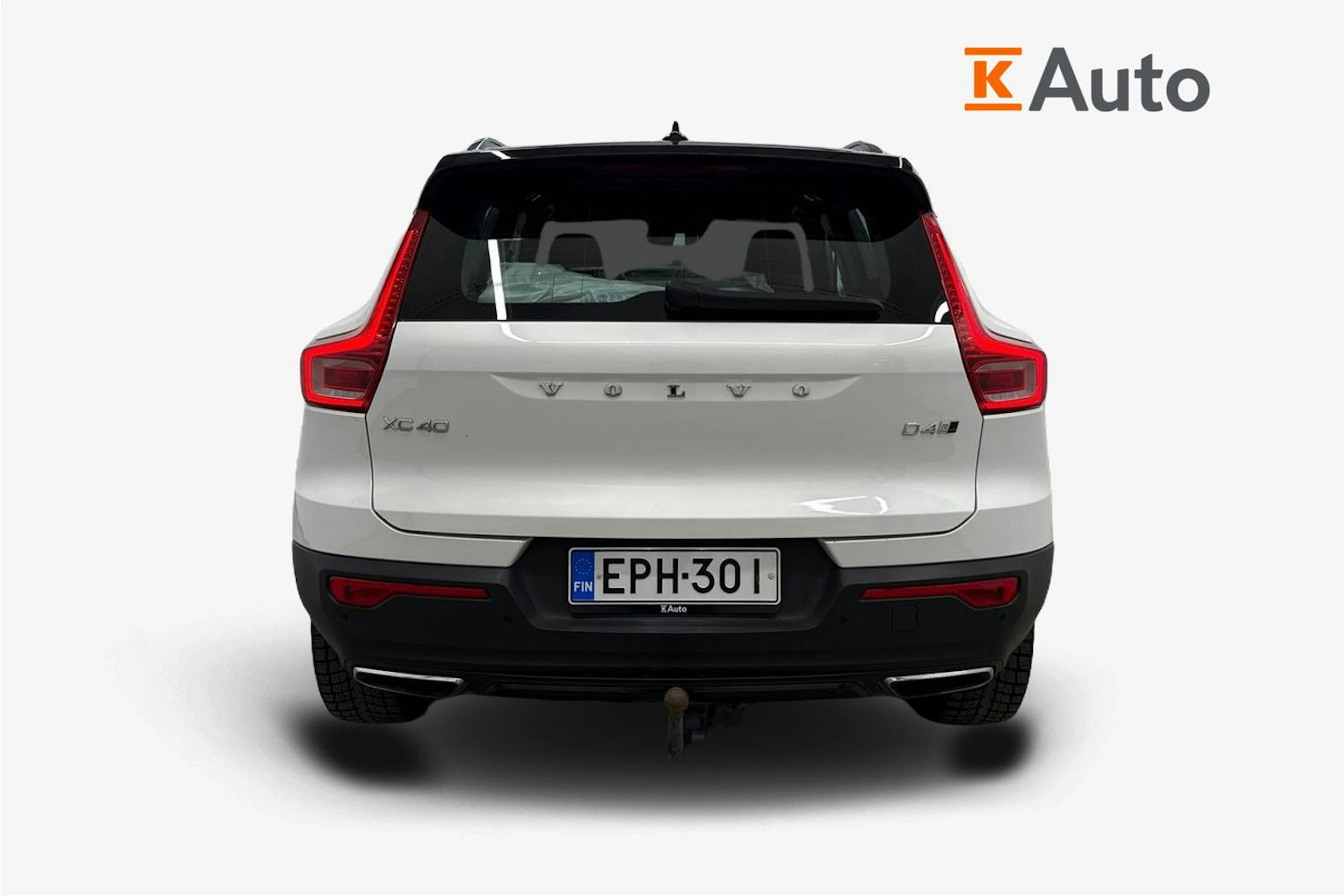 valkoinen Volvo XC40 2018 kuva 3.
