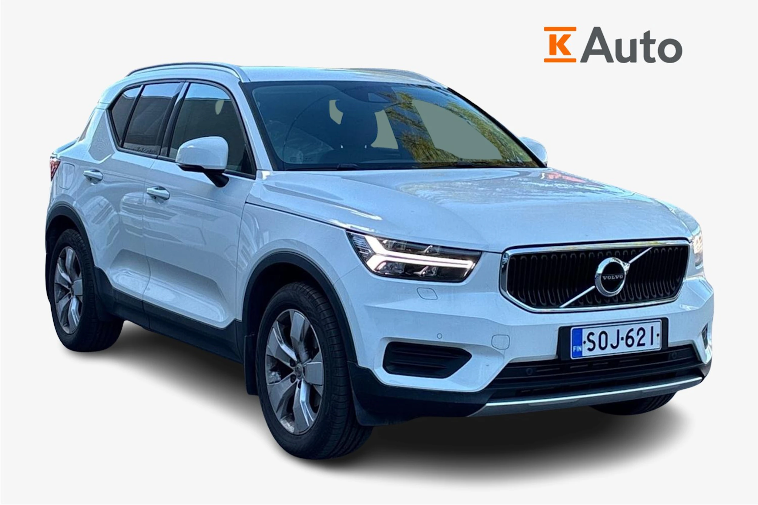 valkoinen Volvo XC40 2019 kuva 1.