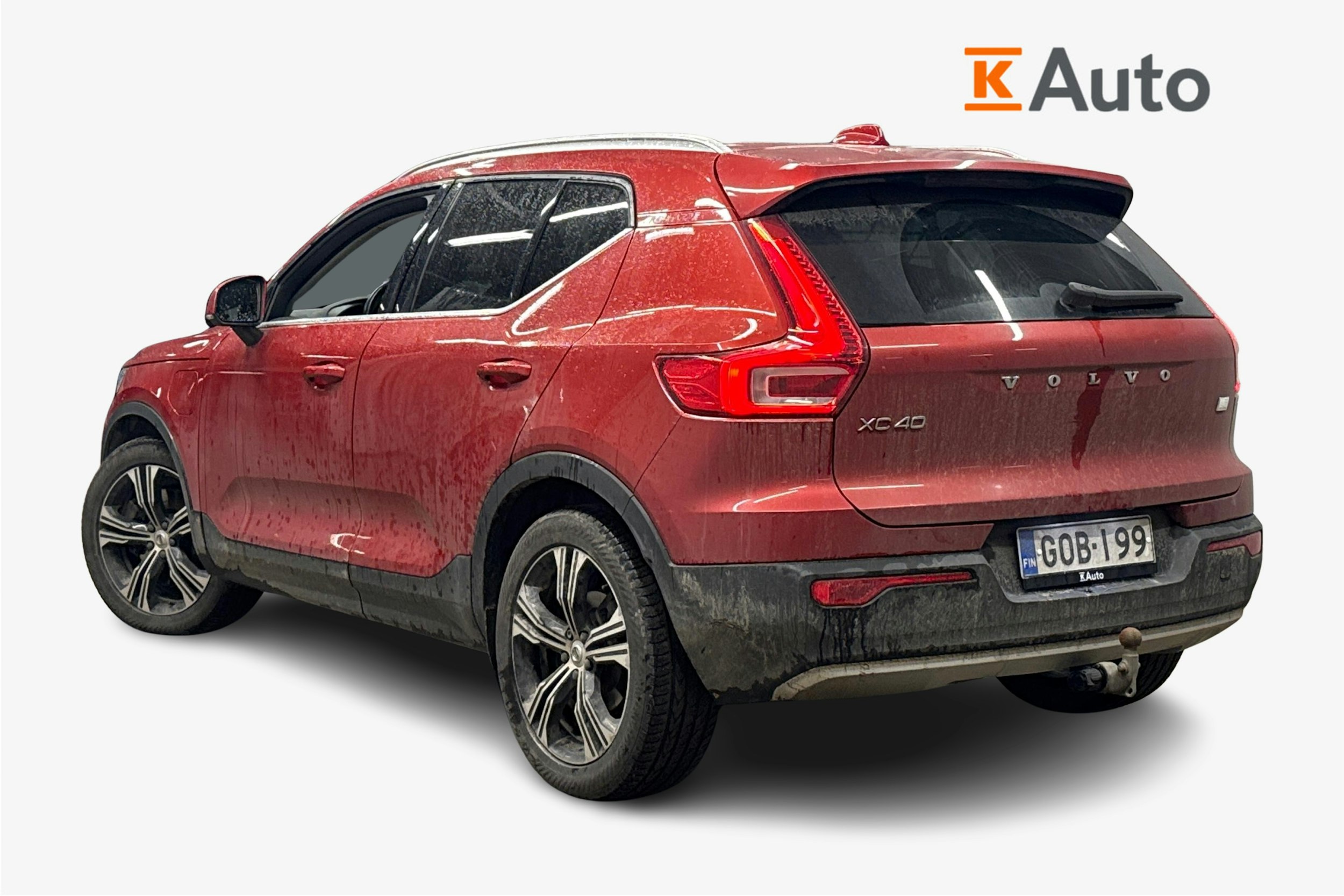 punainen Volvo XC40 2020 kuva 2.