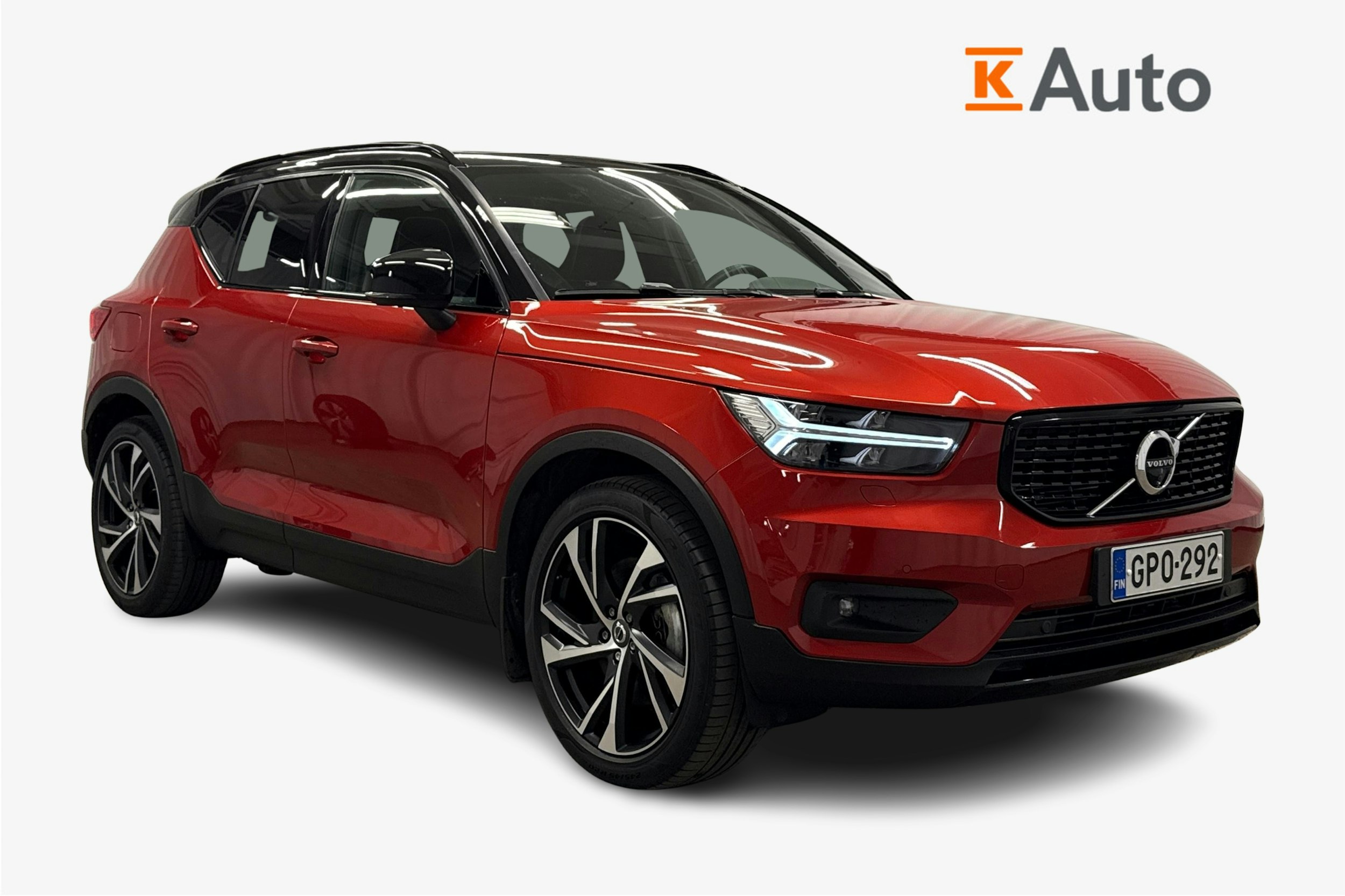punainen Volvo XC40 2021 kuva 1.