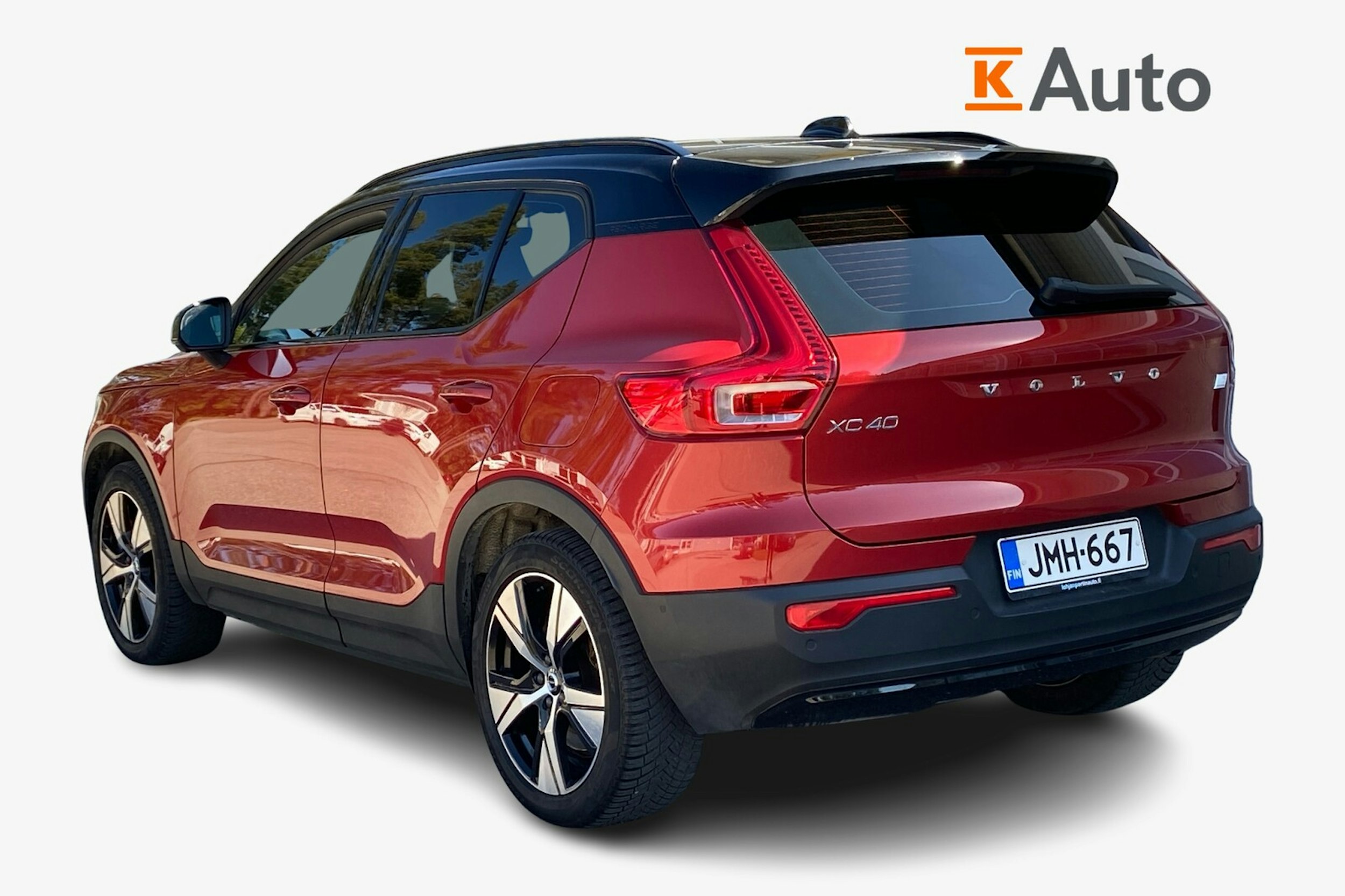 punainen Volvo XC40 2021 kuva 2.