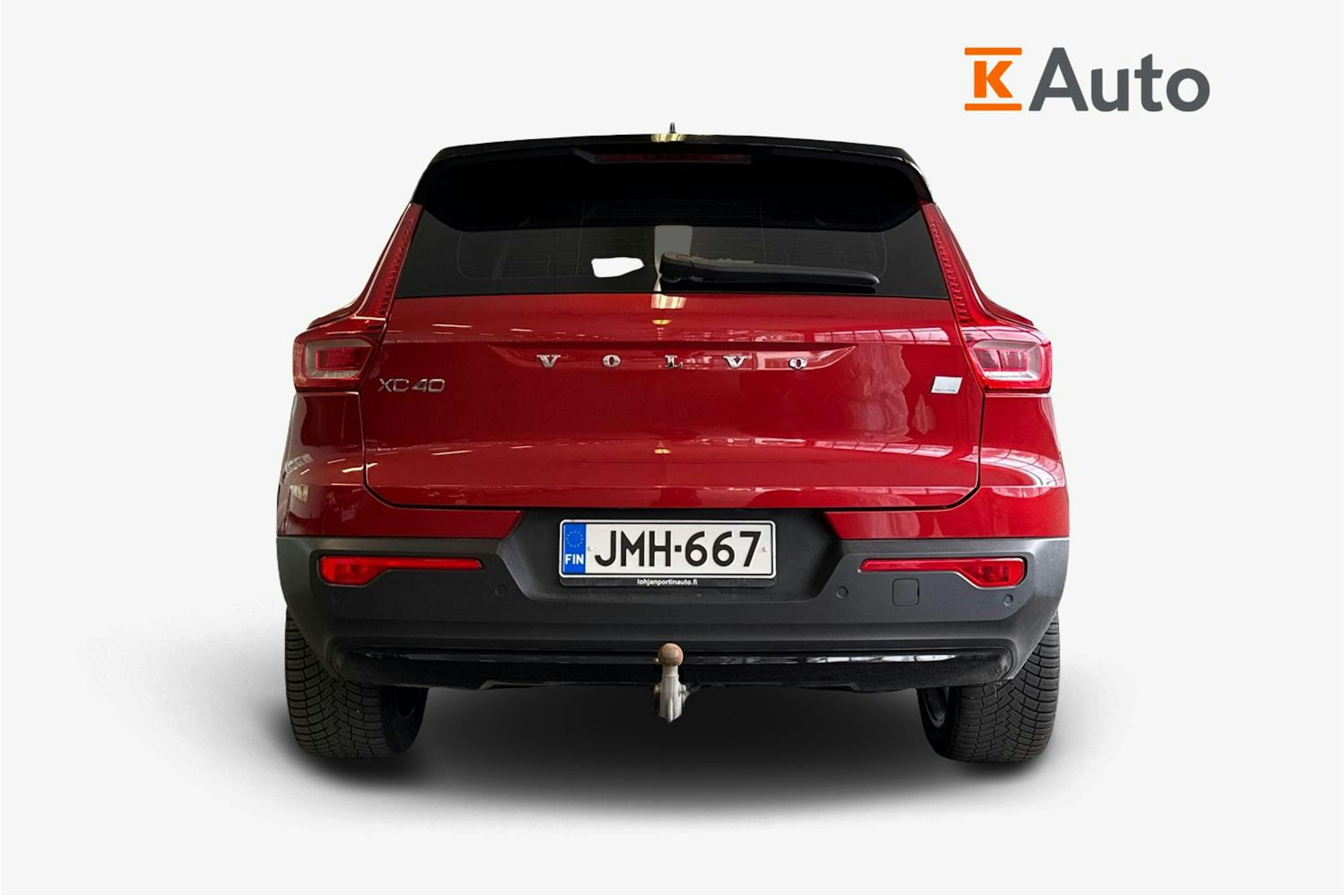 met. punainen Volvo XC40 2022 kuva 3.