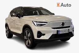 valkoinen Volvo XC40 2024 kuva 1.
