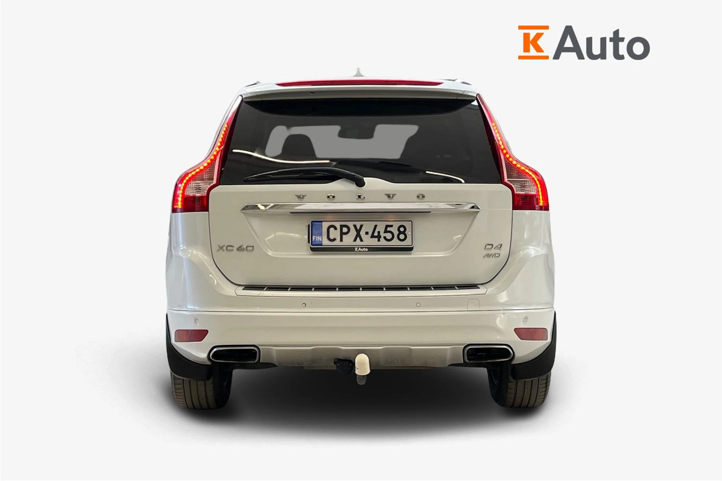 valkoinen Volvo XC60 2014 kuva 3.