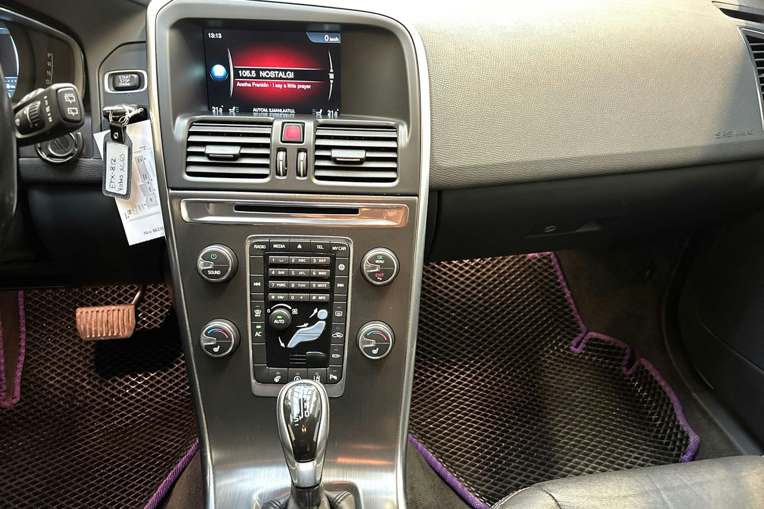 ruskea (beige) Volvo XC60 2014 kuva 19.