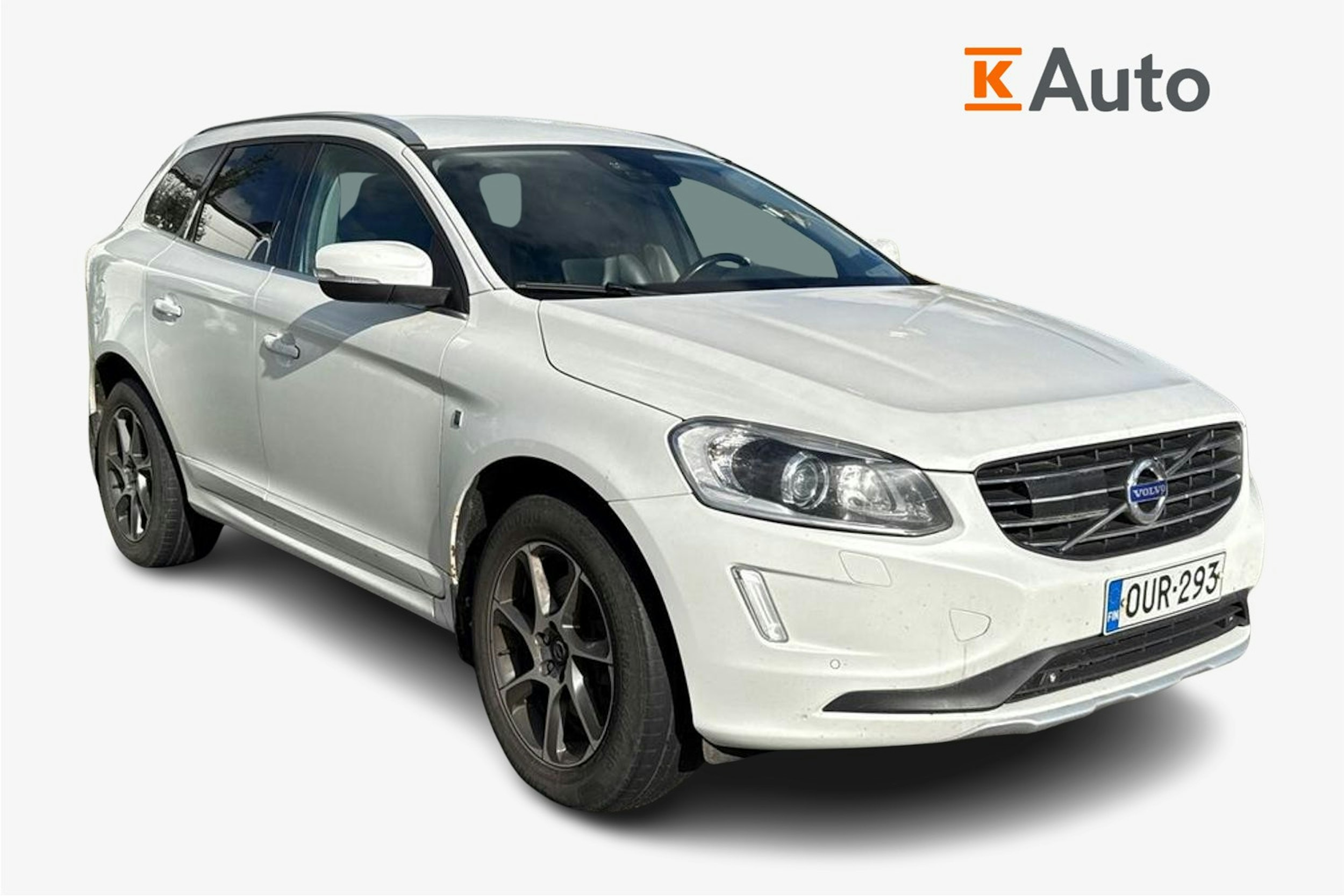 Valkoinen Volvo XC60 2014 kuva 1.