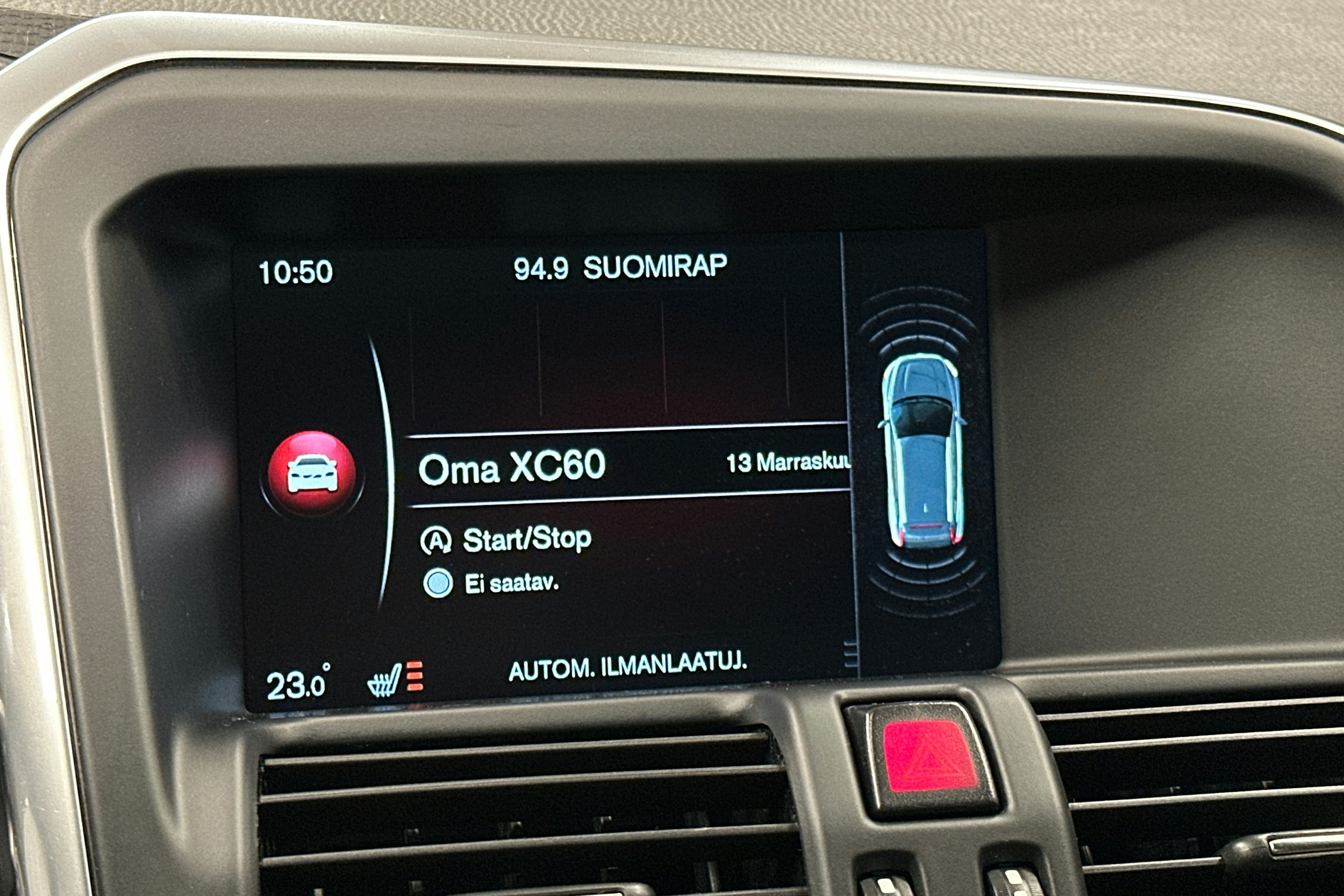 sininen Volvo XC60 2015 kuva 25.