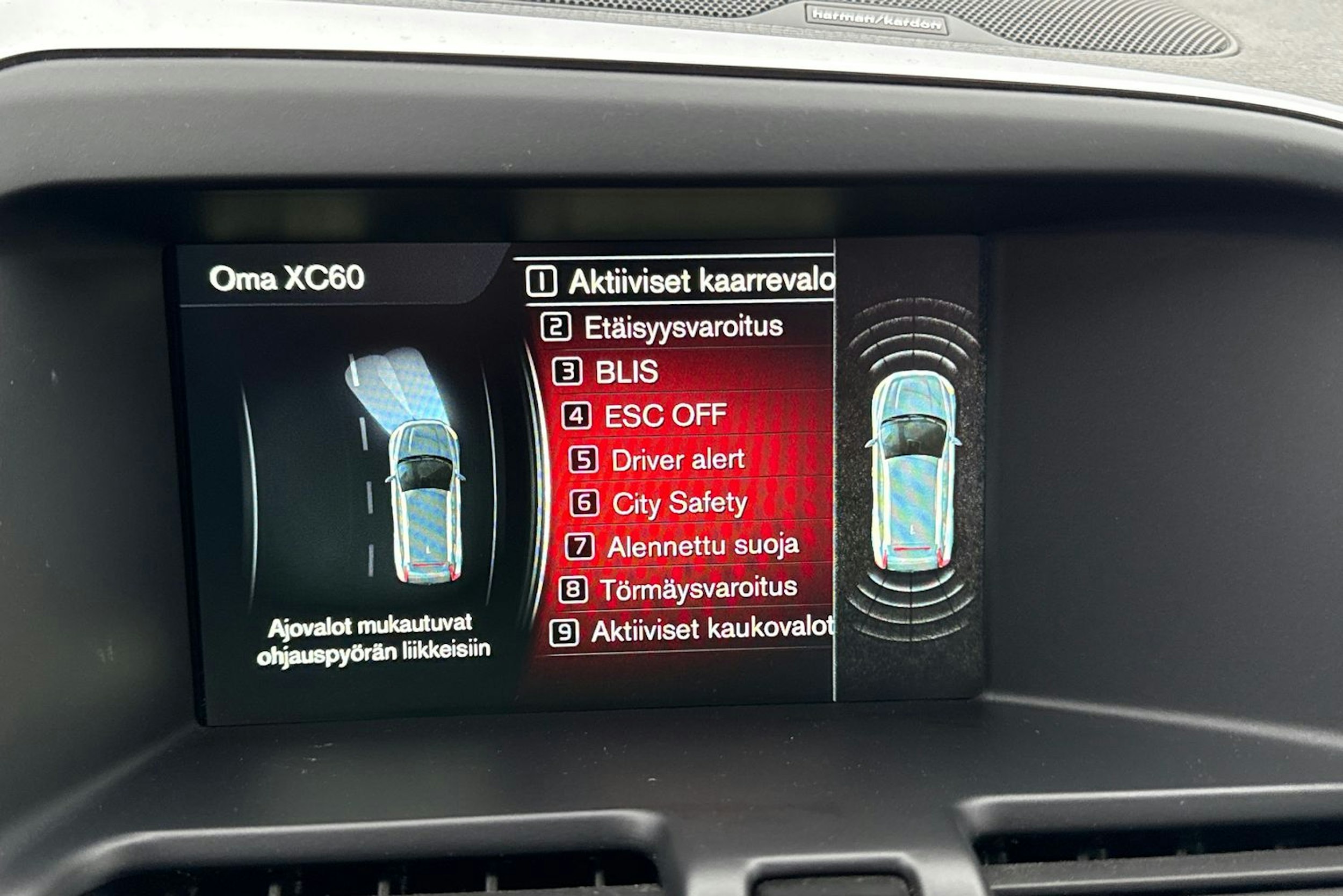 punainen Volvo XC60 2016 kuva 25.