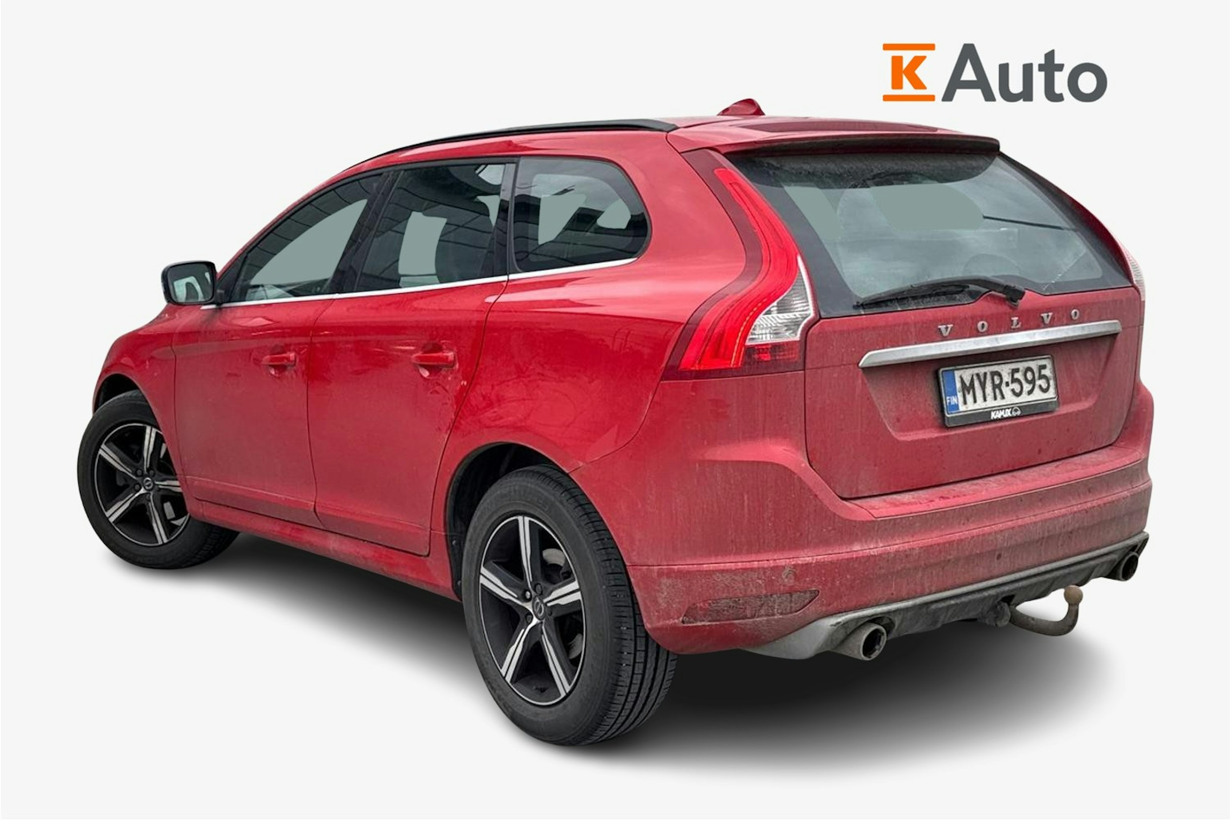 punainen Volvo XC60 2017 kuva 2.