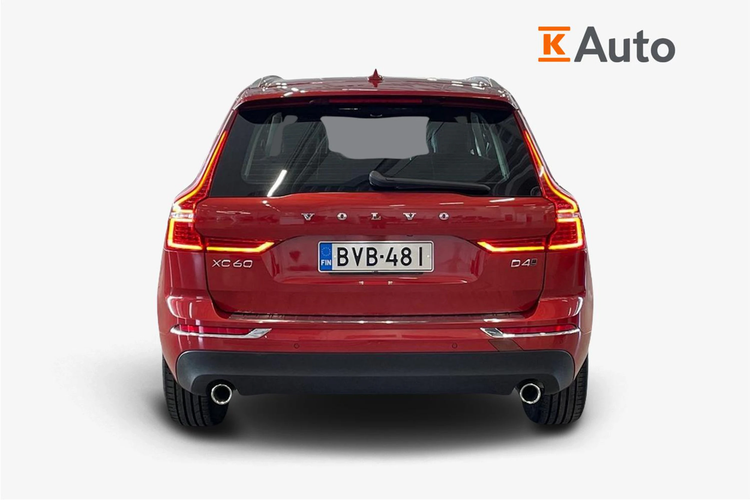 punainen Volvo XC60 2018 kuva 3.