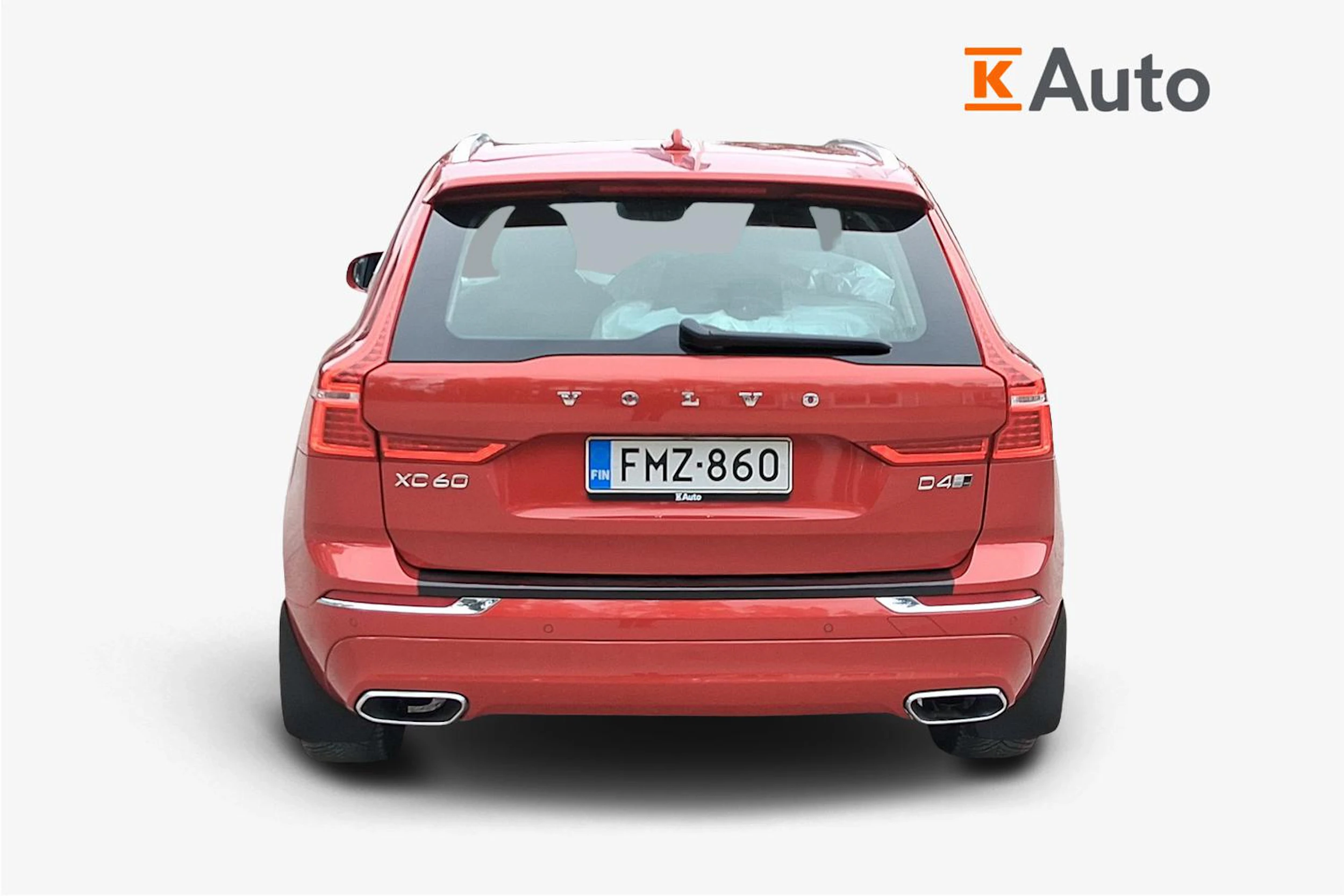 punainen Volvo XC60 2018 kuva 3.