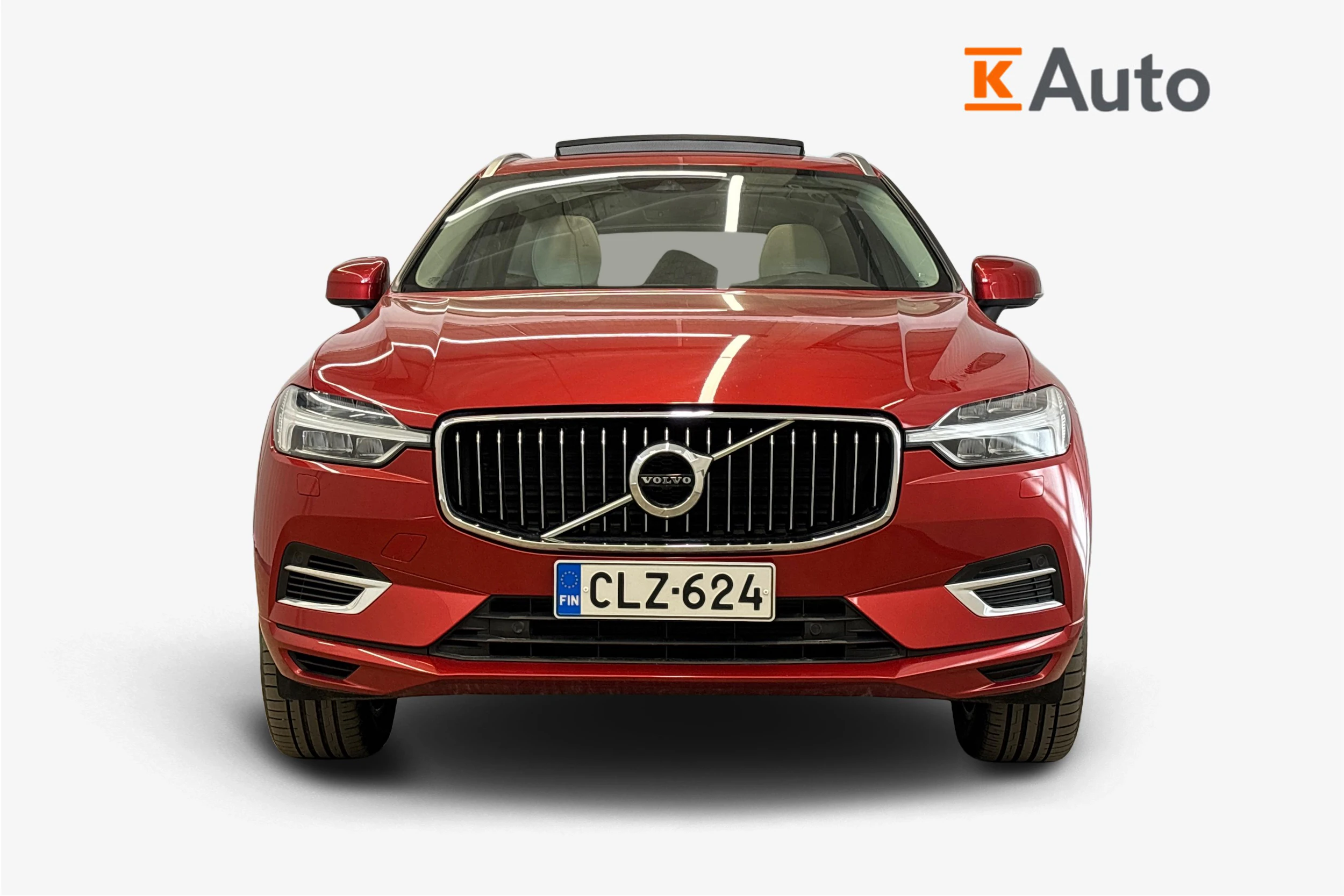 punainen Volvo XC60 2019 kuva 5.