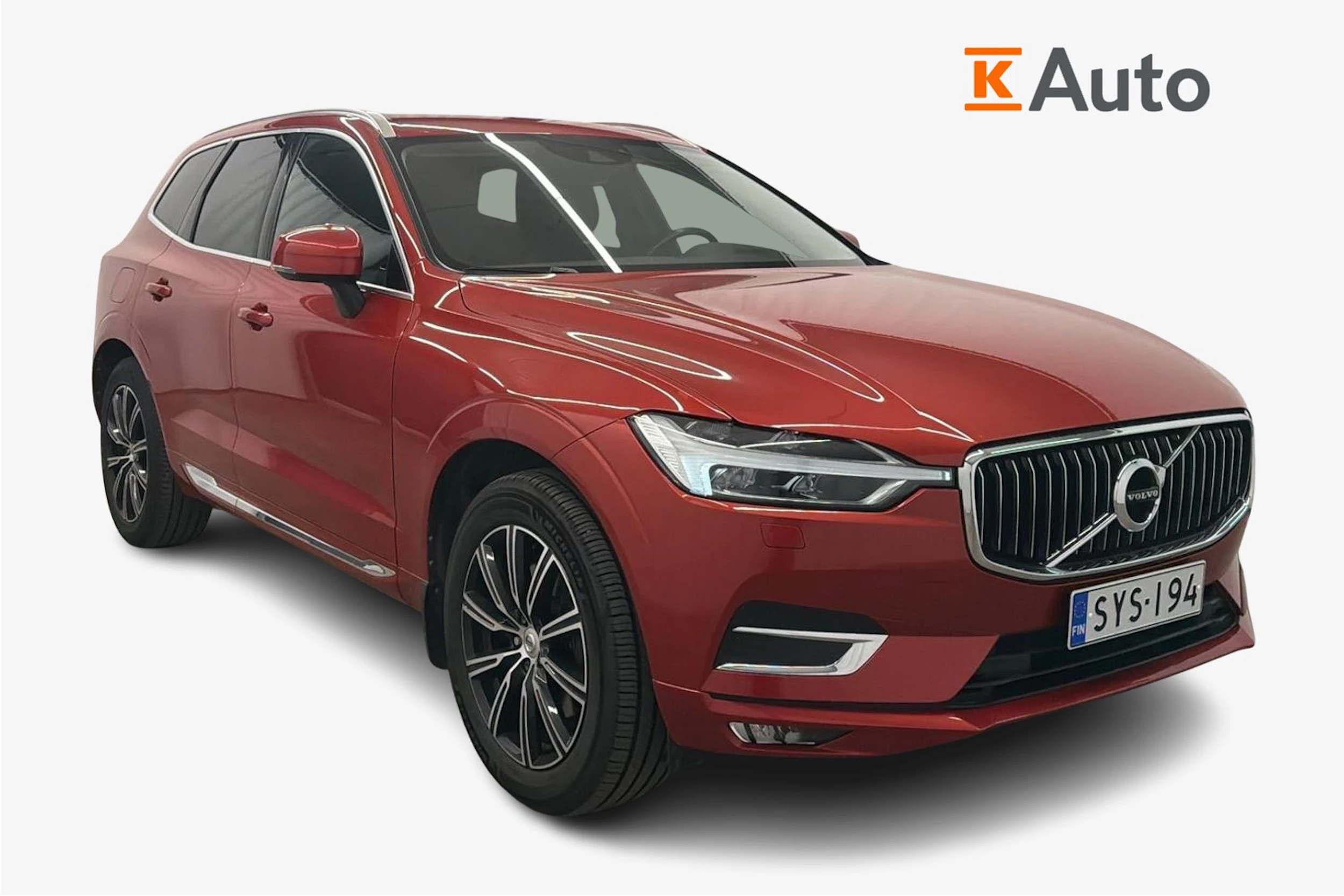 punainen Volvo XC60 2019 kuva 1.