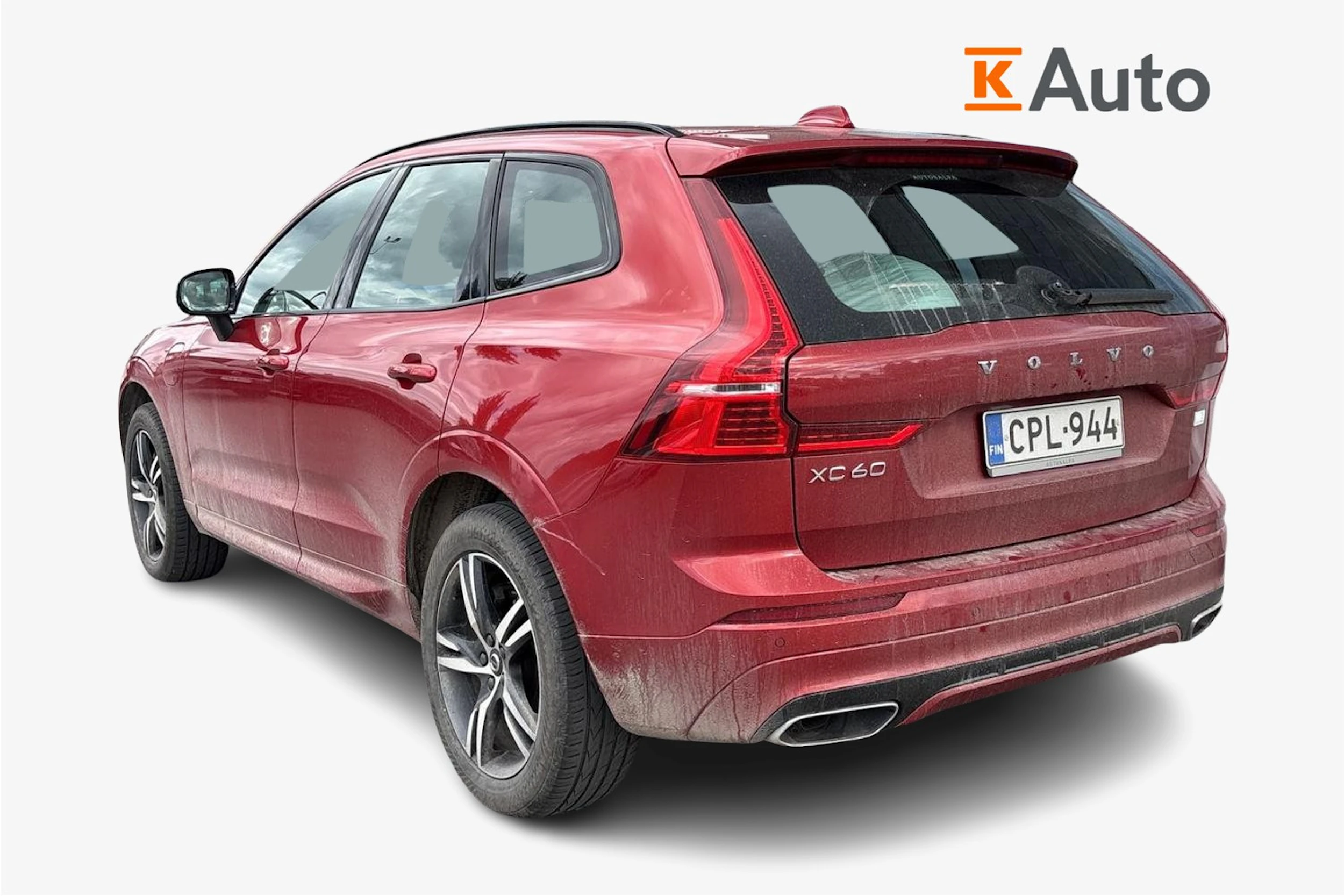 punainen Volvo XC60 2021 kuva 2.