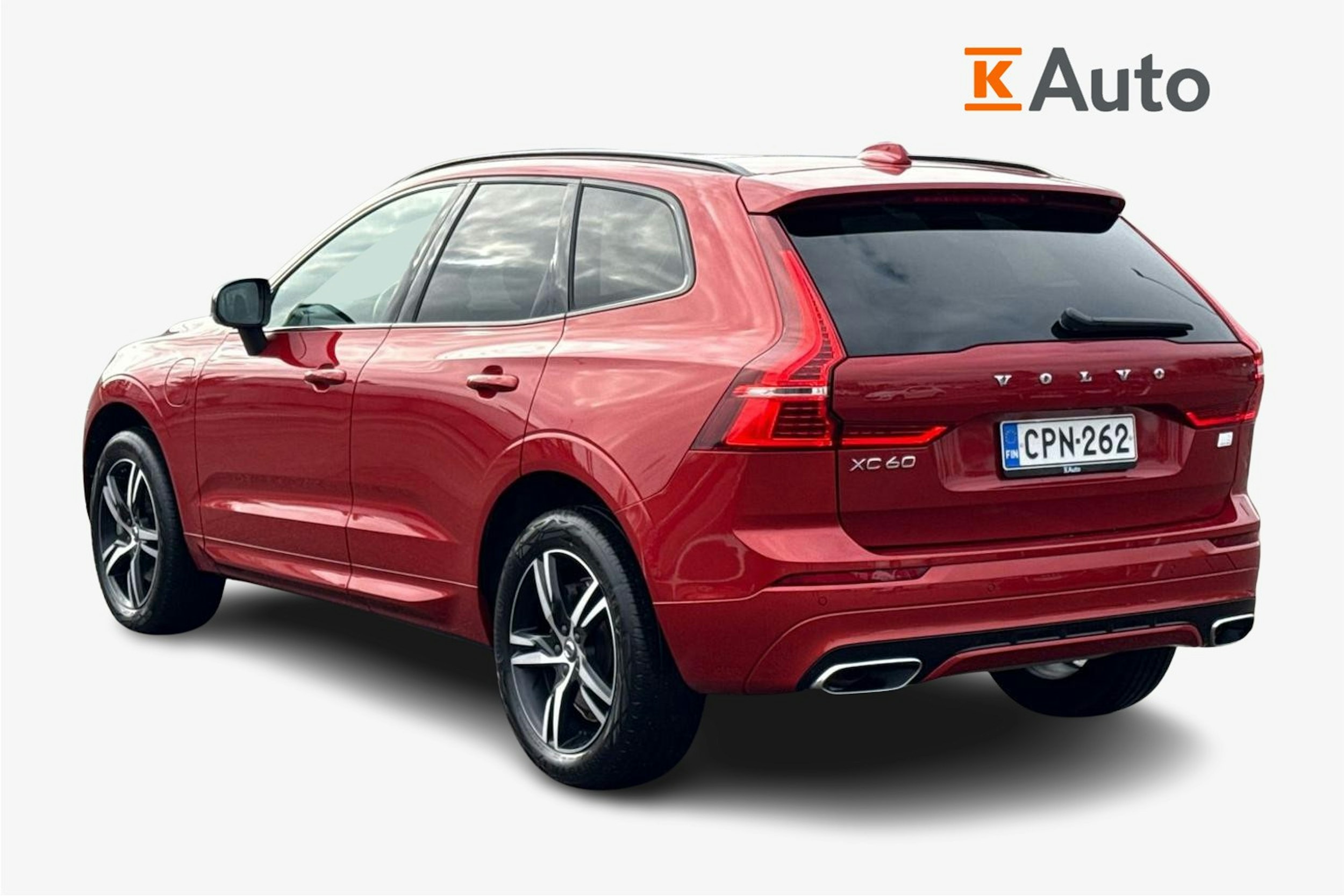 punainen Volvo XC60 2021 kuva 2.