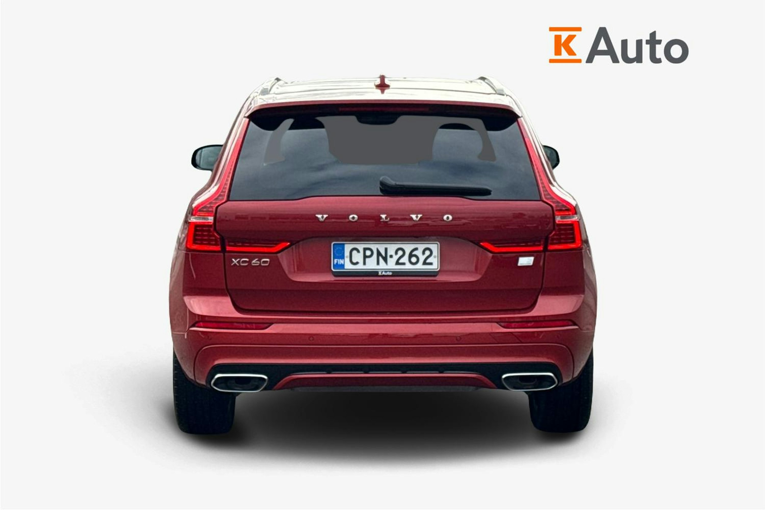 punainen Volvo XC60 2021 kuva 3.