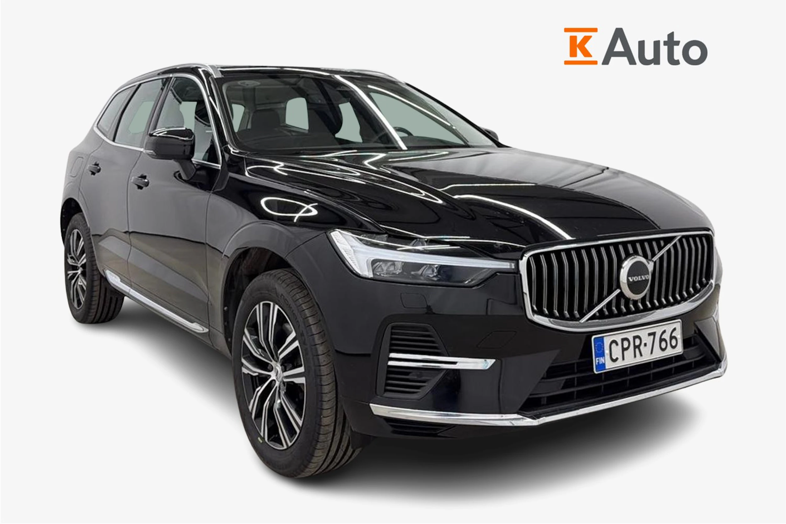 musta Volvo XC60 2022 kuva 1.