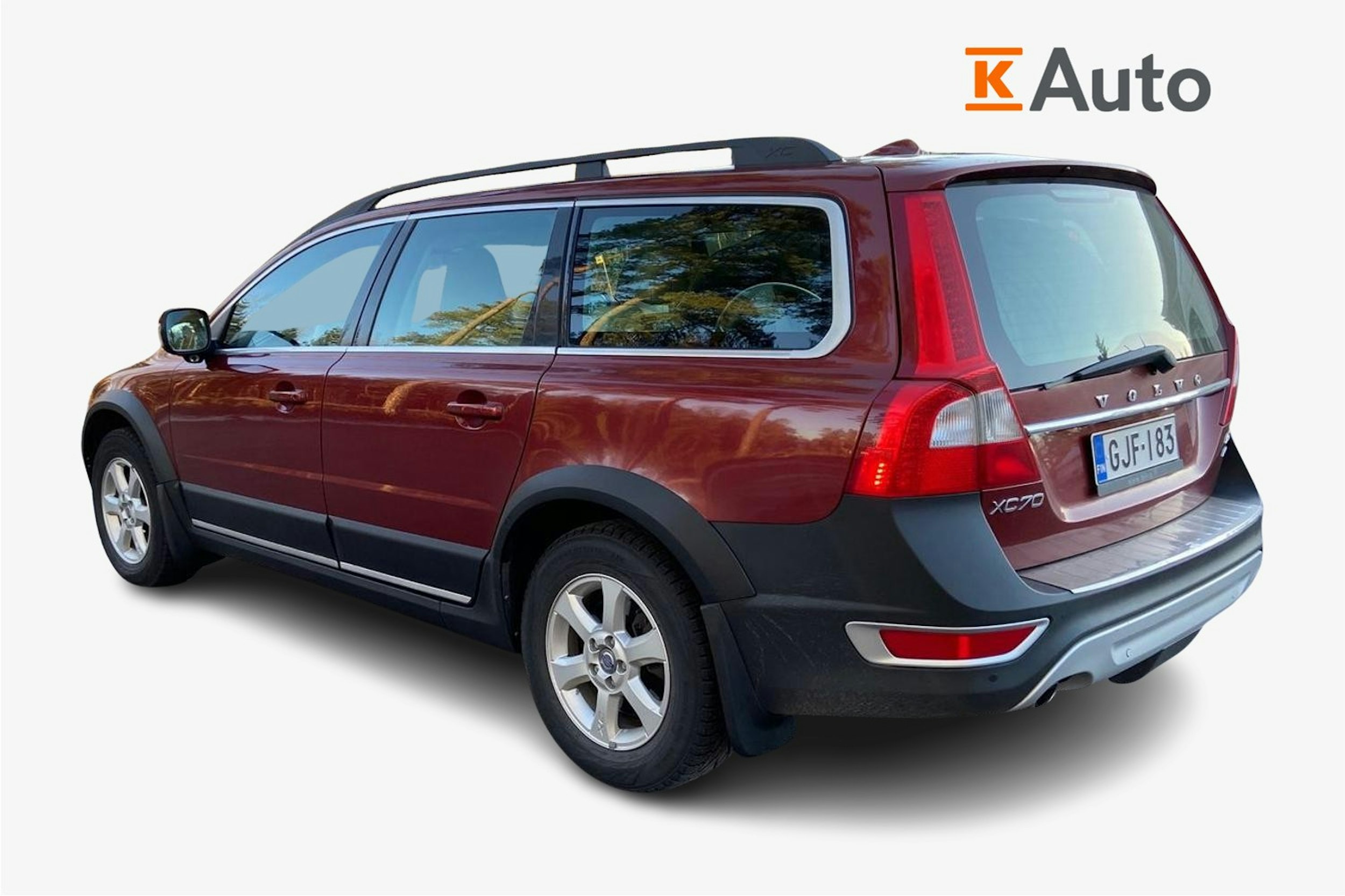 punainen Volvo XC70 2010 kuva 2.