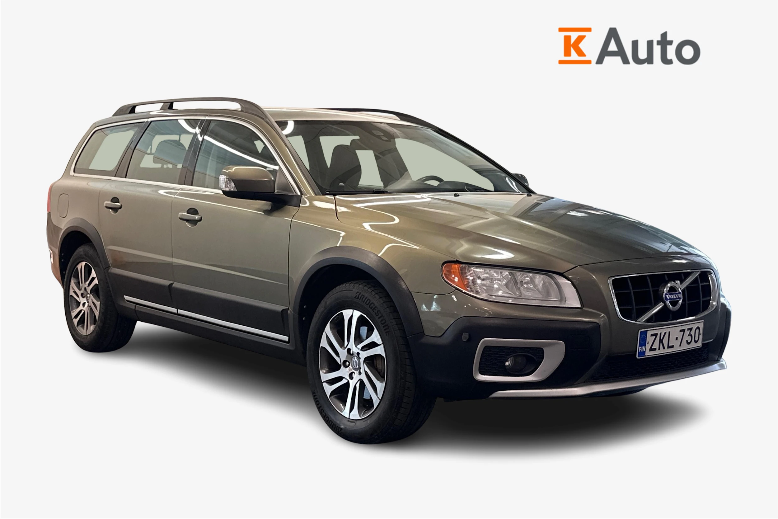 Vihreä Volvo XC70 2012 kuva 1.