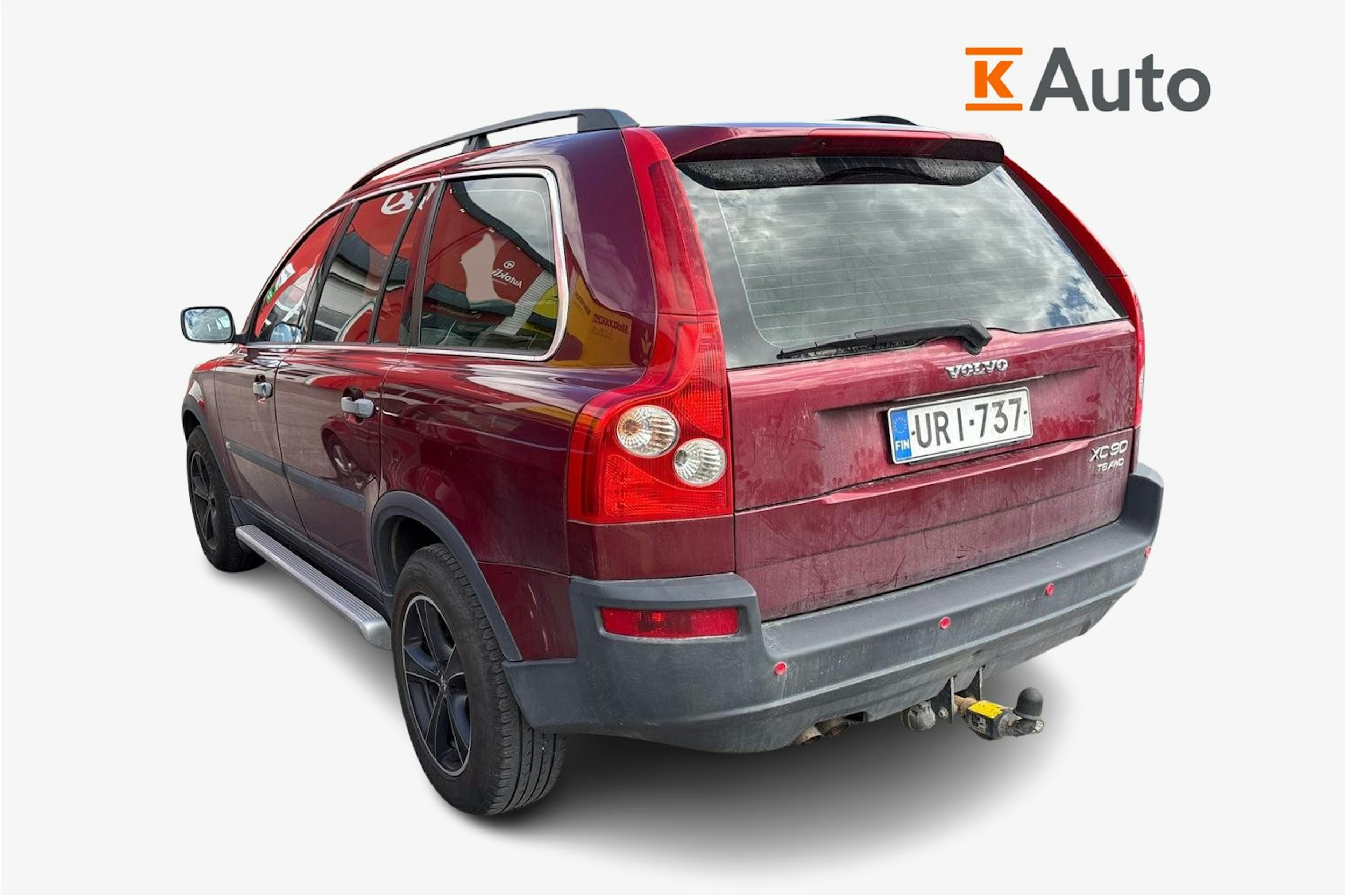 punainen Volvo XC90 2004 kuva 2.