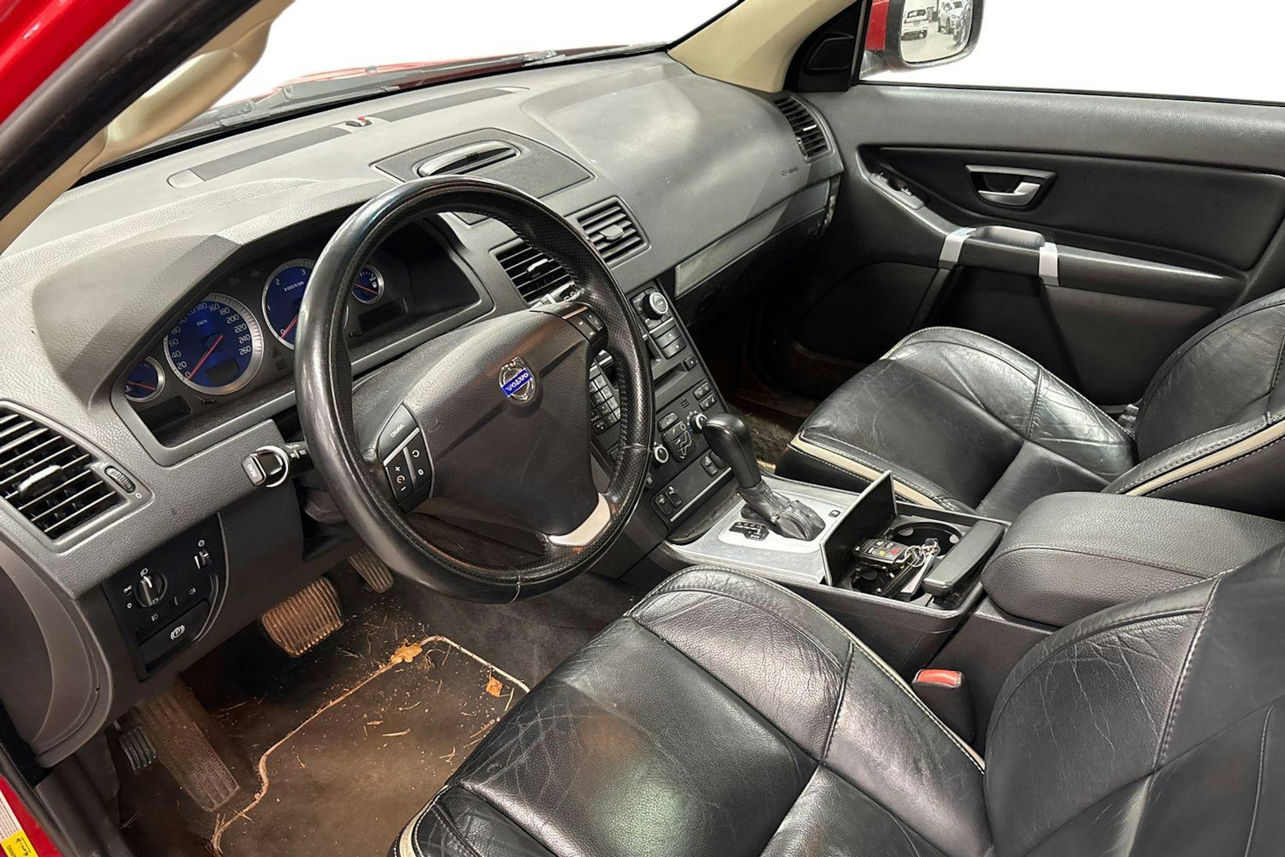 punainen Volvo XC90 2007 kuva 3.