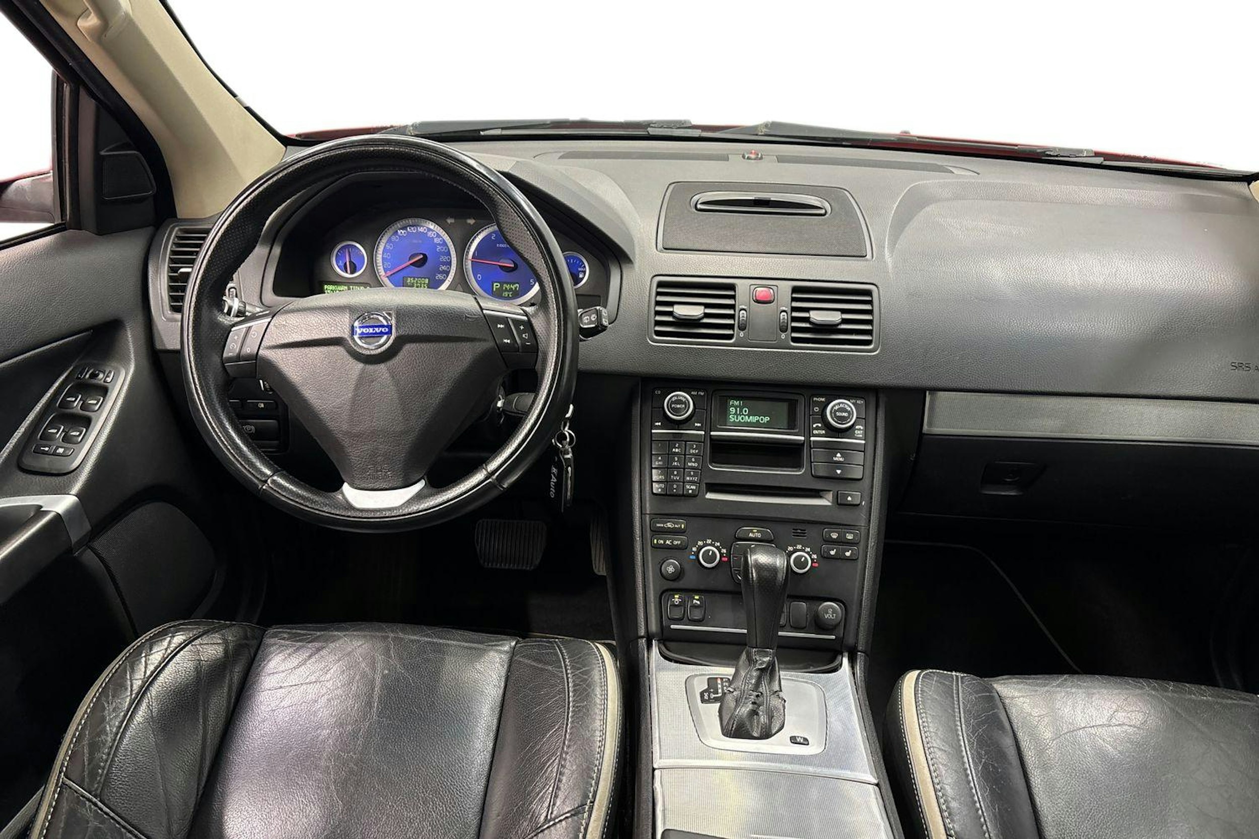 punainen Volvo XC90 2007 kuva 9.