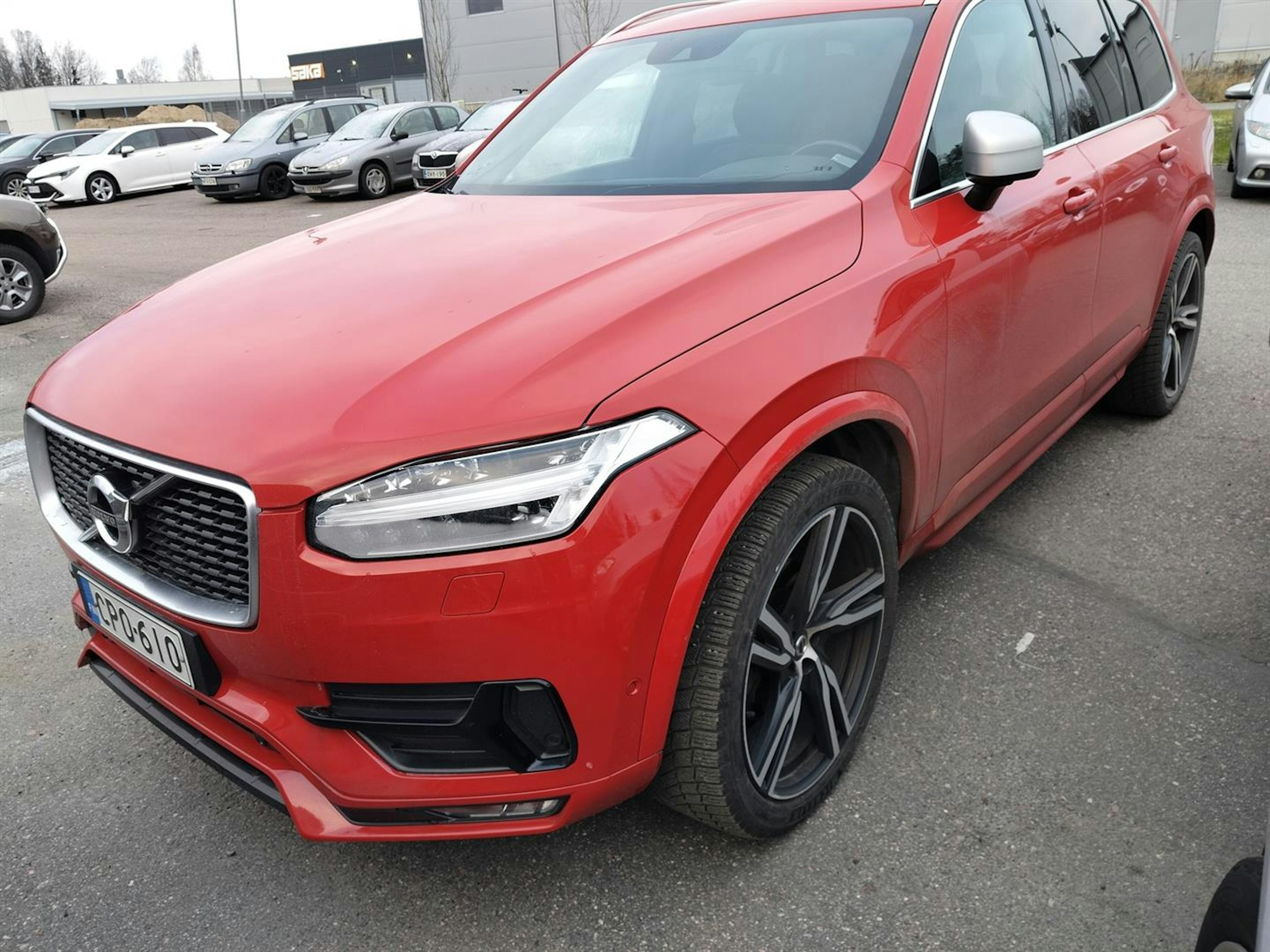 met. punainen Volvo XC90 2016 kuva 1.