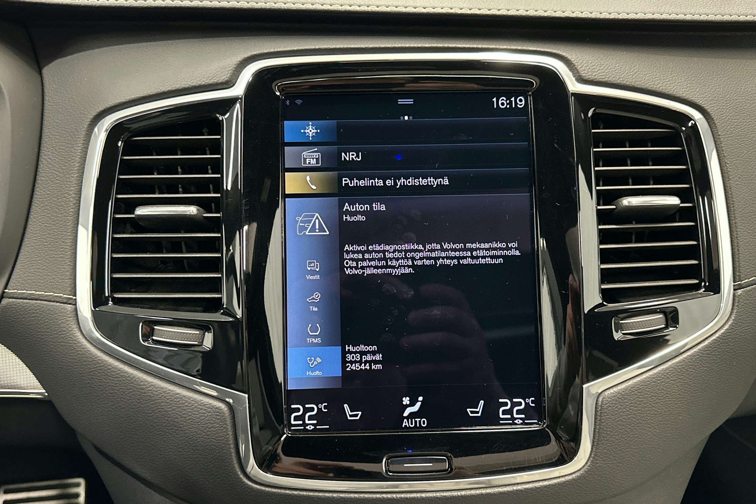 met. sininen Volvo XC90 2020 kuva 29.