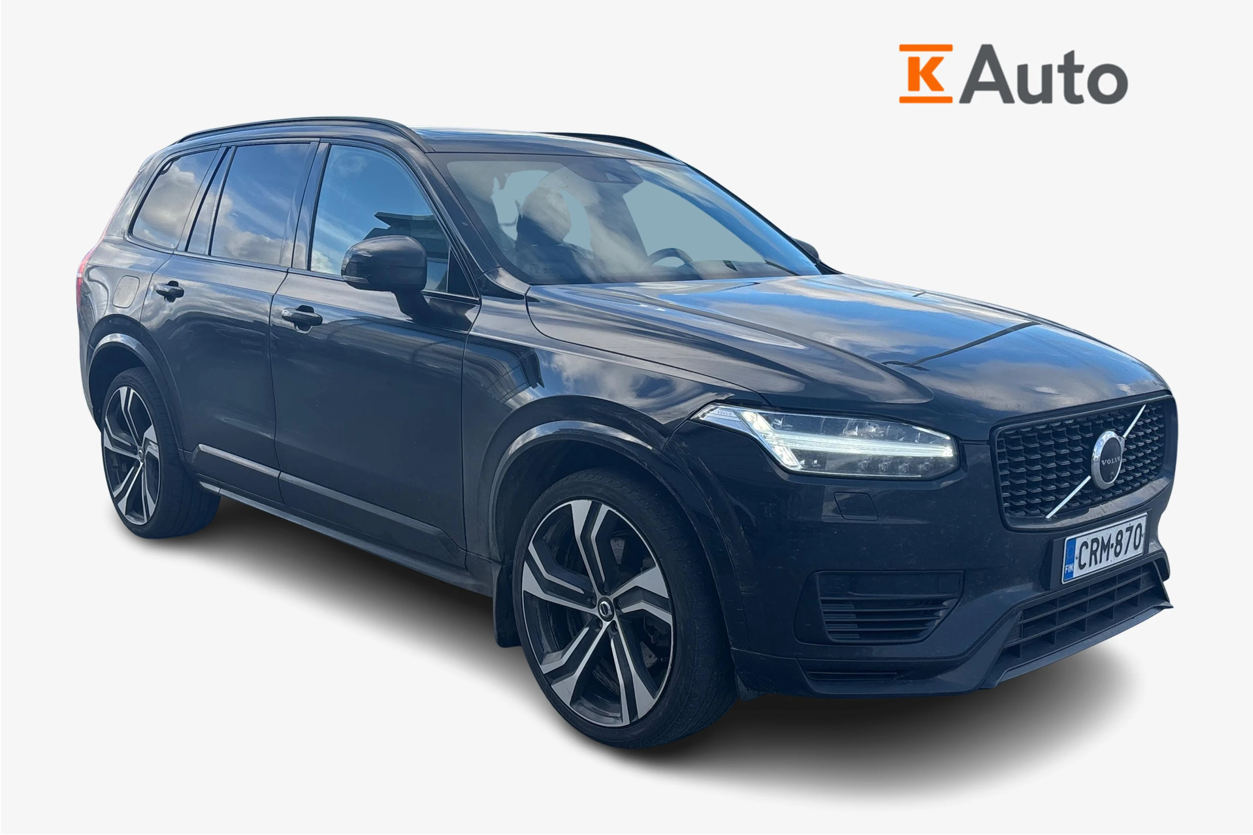 musta Volvo XC90 2022 kuva 1.